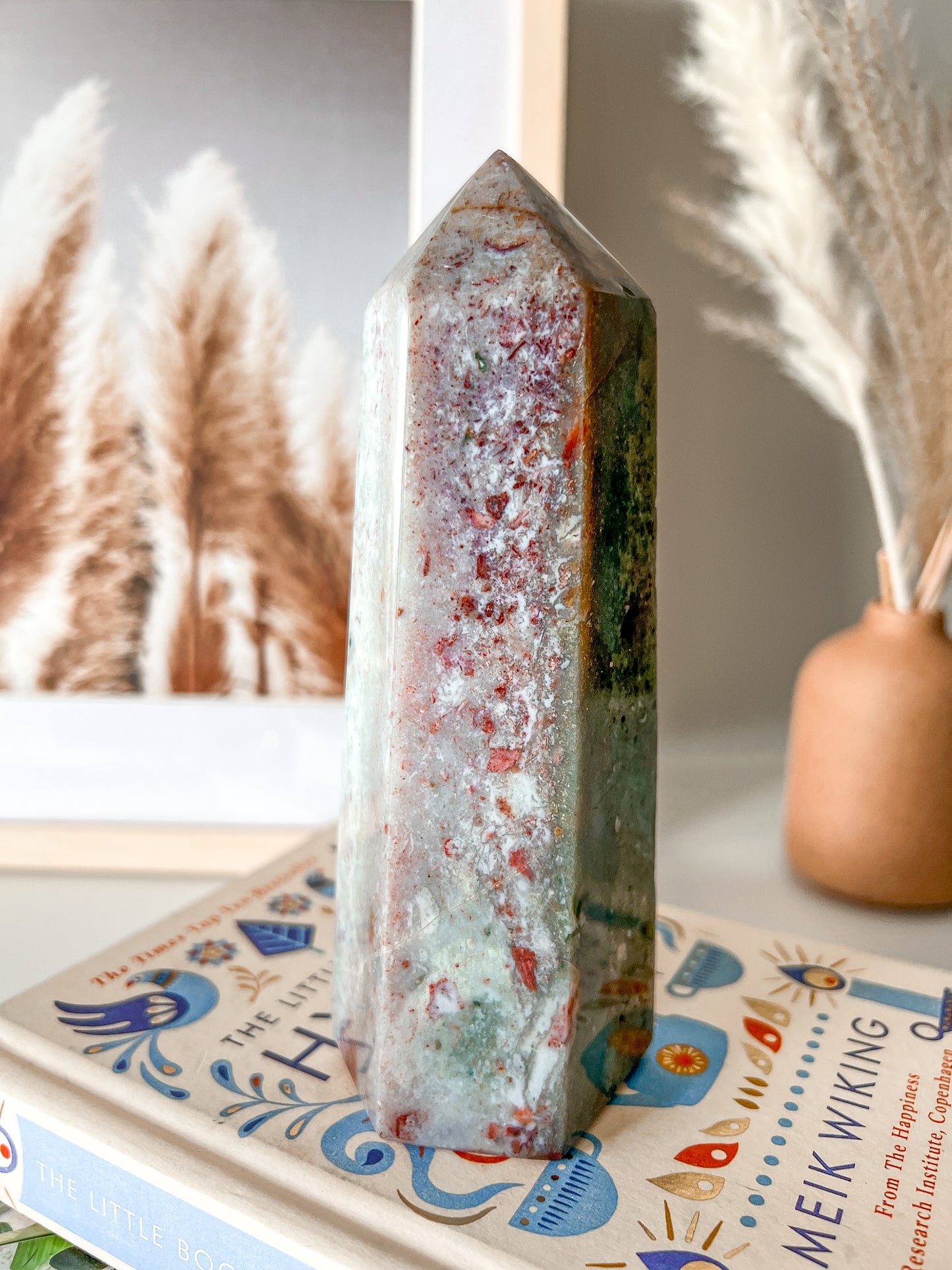 Ocean Jasper Tower - Crystal Love Treasures