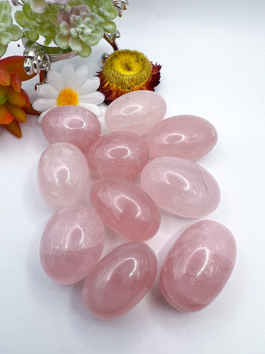 Star Rose Quartz Tumbles - Crystal Love Treasures