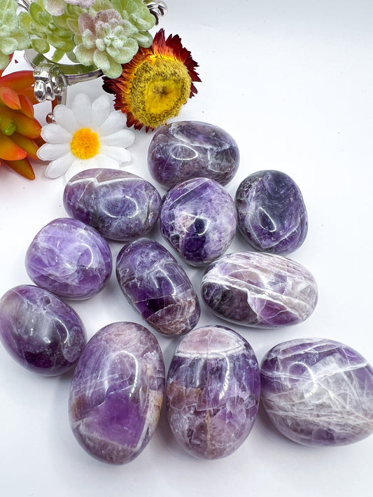 Dream Chevron Amethyst Tumbles - Crystal Love Treasures