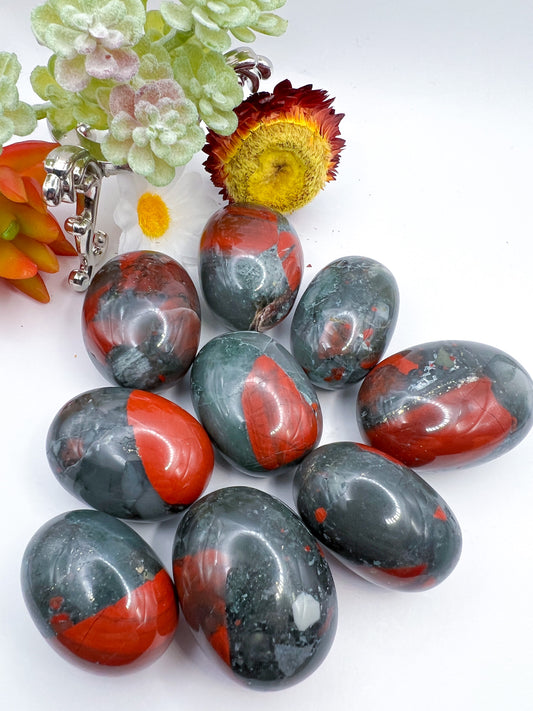 Bloodstone Tumbles - Crystal Love Treasures