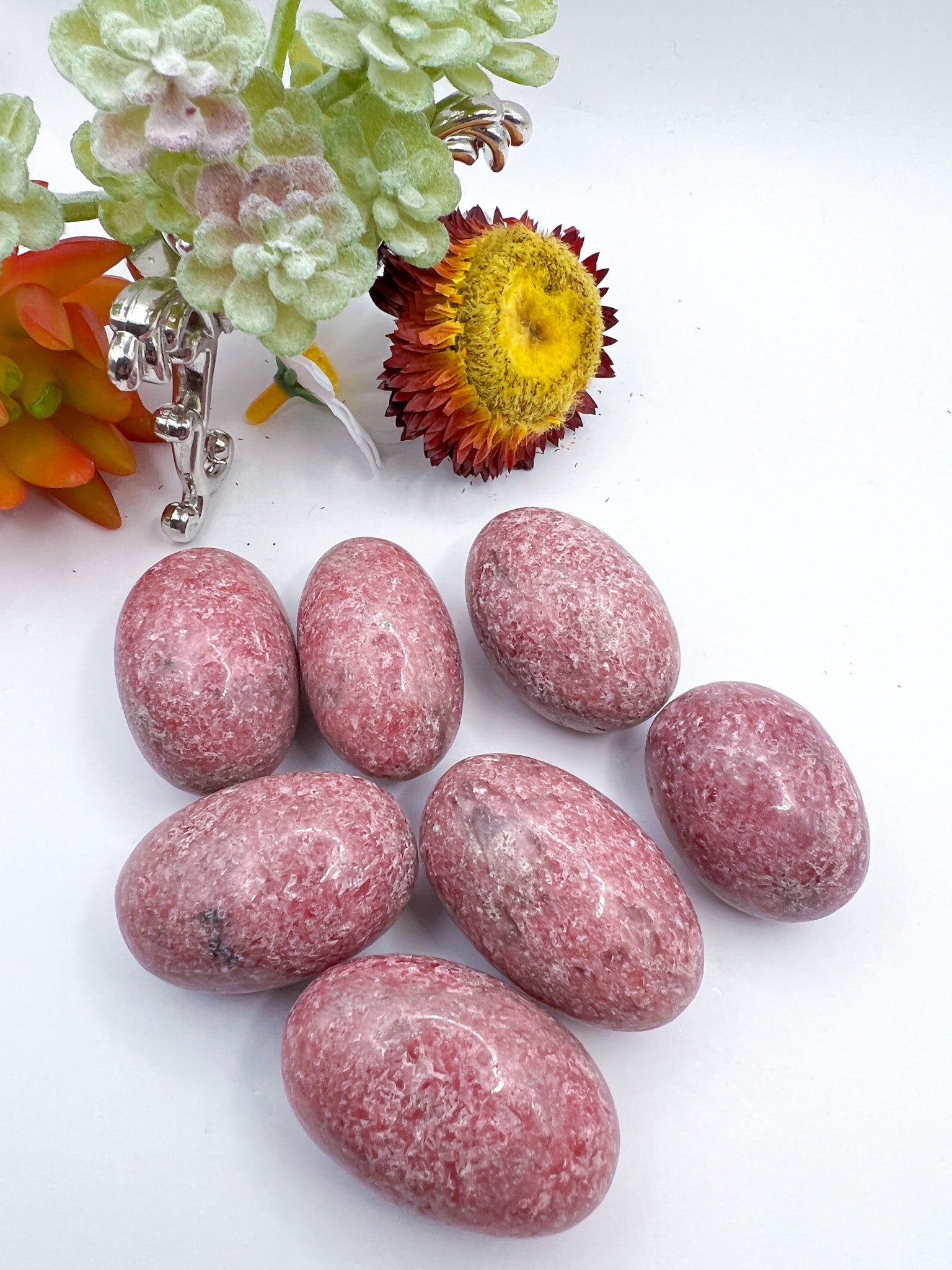 Madagascar Rhodonite Tumbles - Crystal Love Treasures