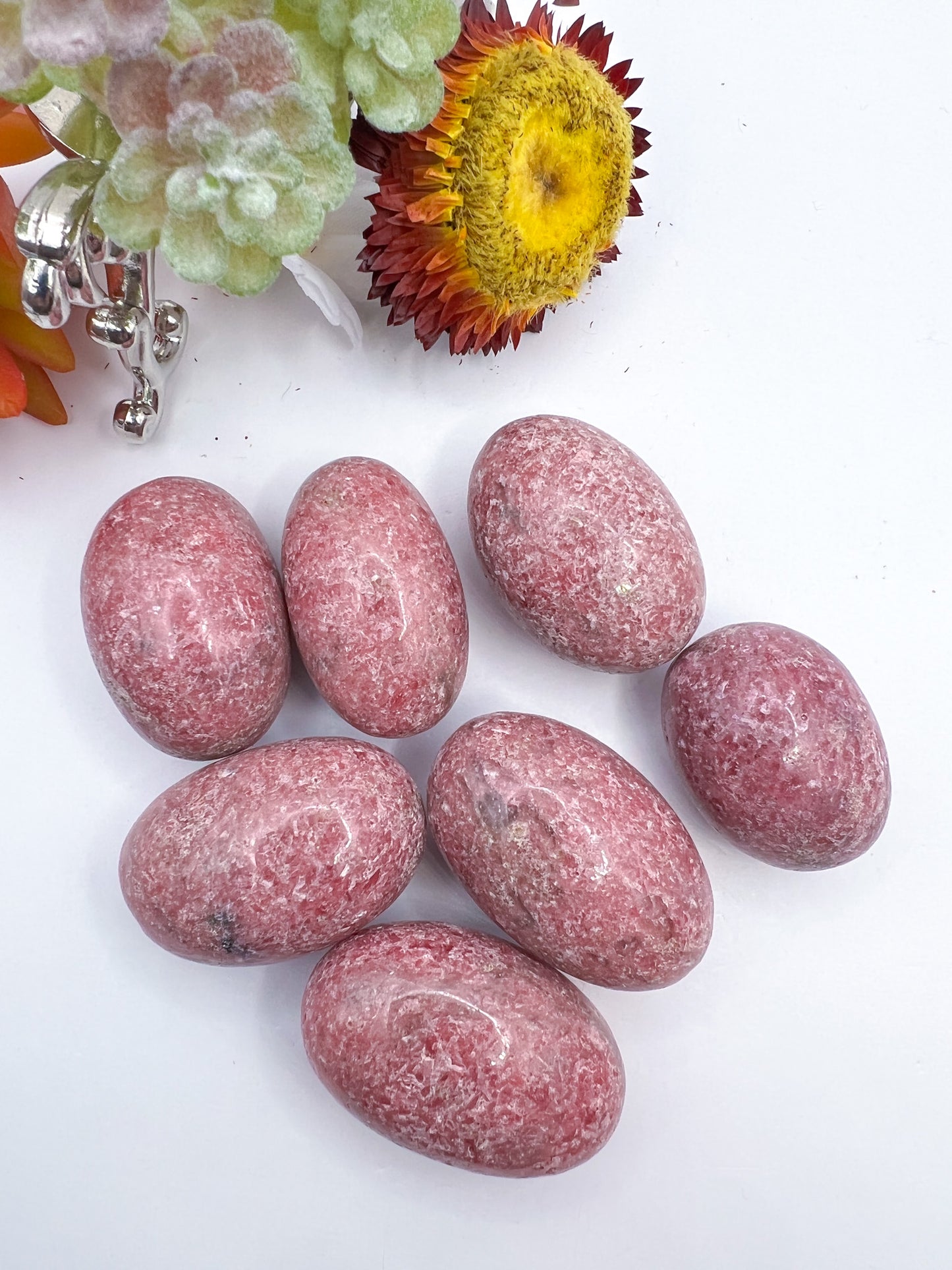 Madagascar Rhodonite Tumbles - Crystal Love Treasures