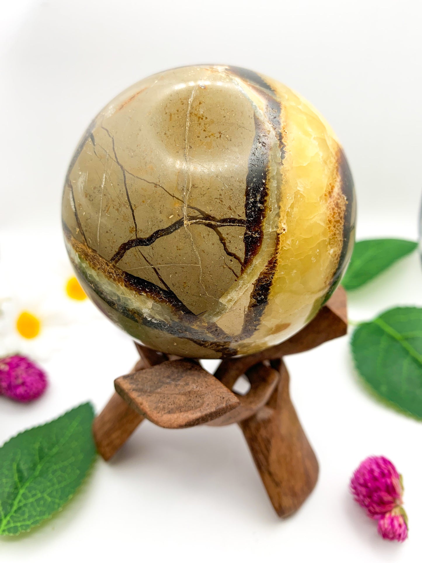 Septarian Sphere - Crystal Love Treasures