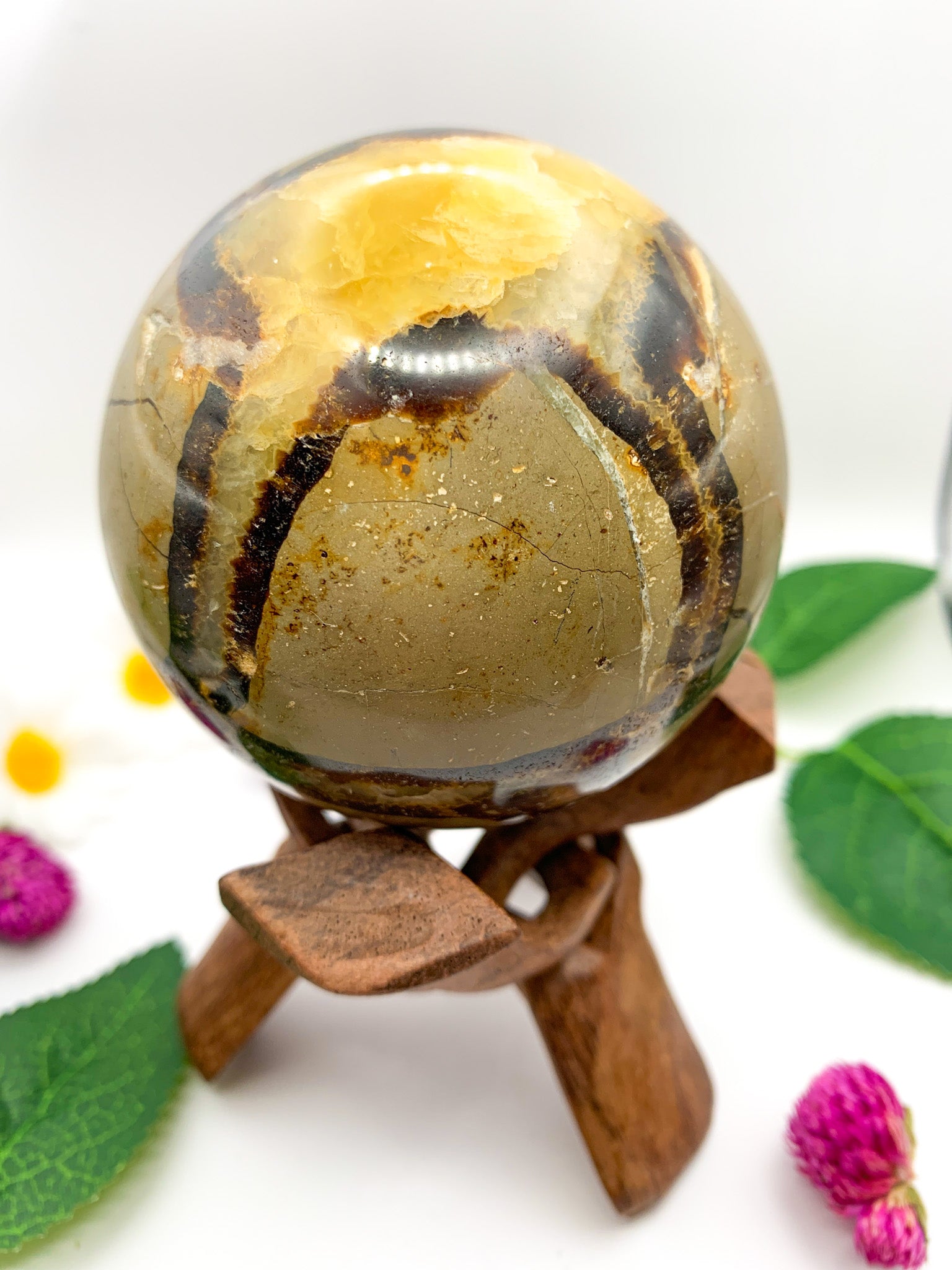 Septarian Sphere - Crystal Love Treasures