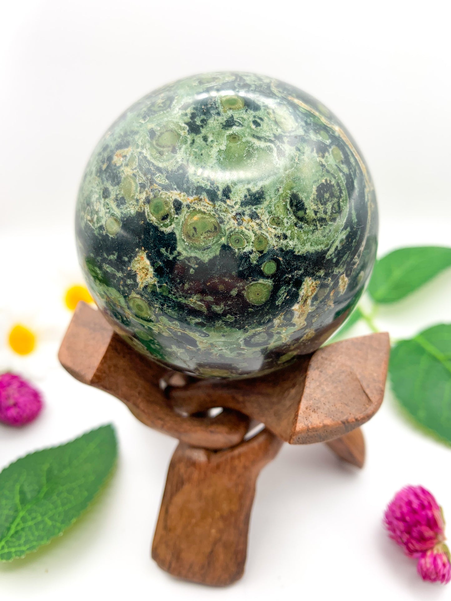 Kambaba Jasper sphere