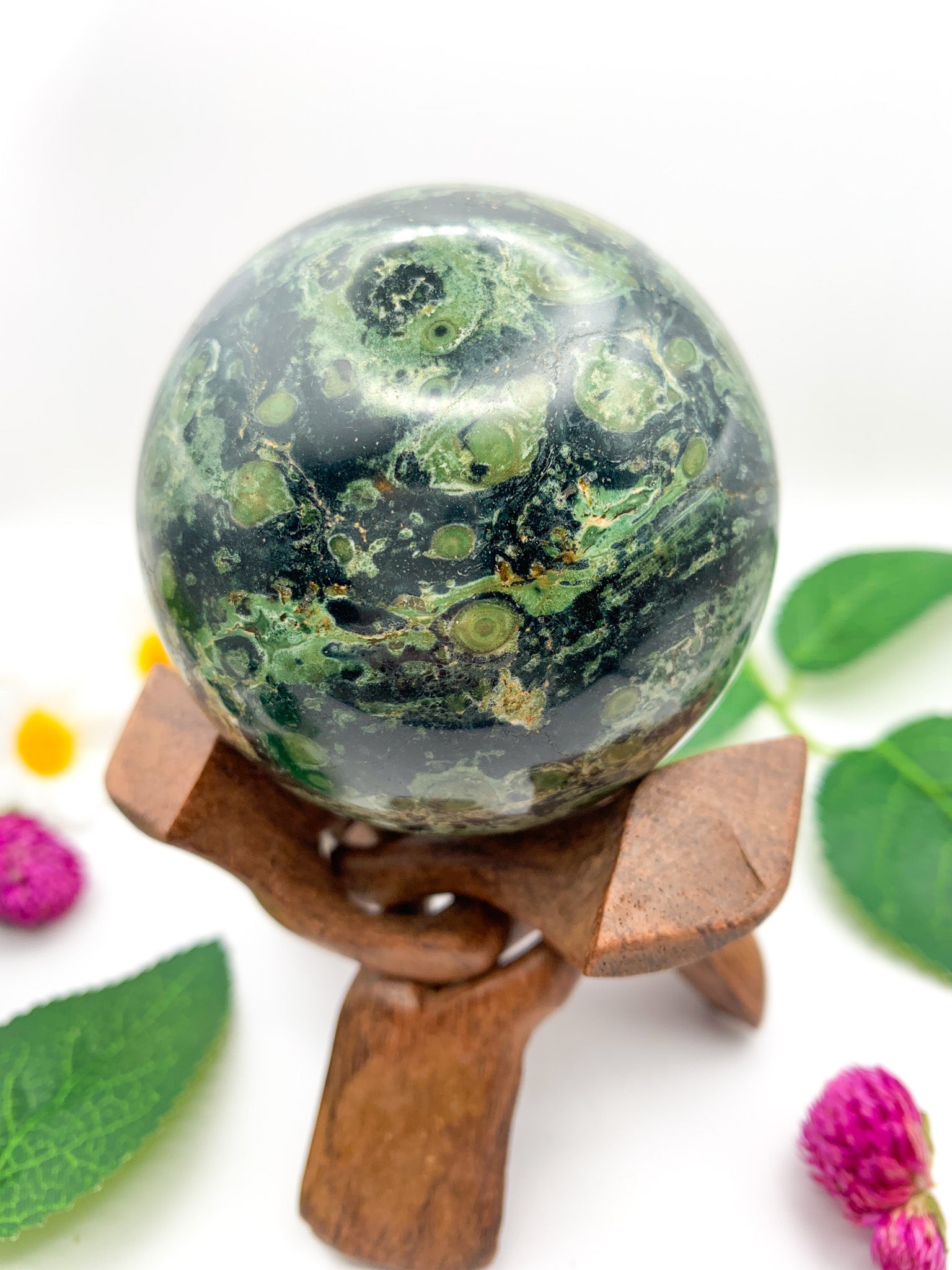 Kambaba Jasper sphere