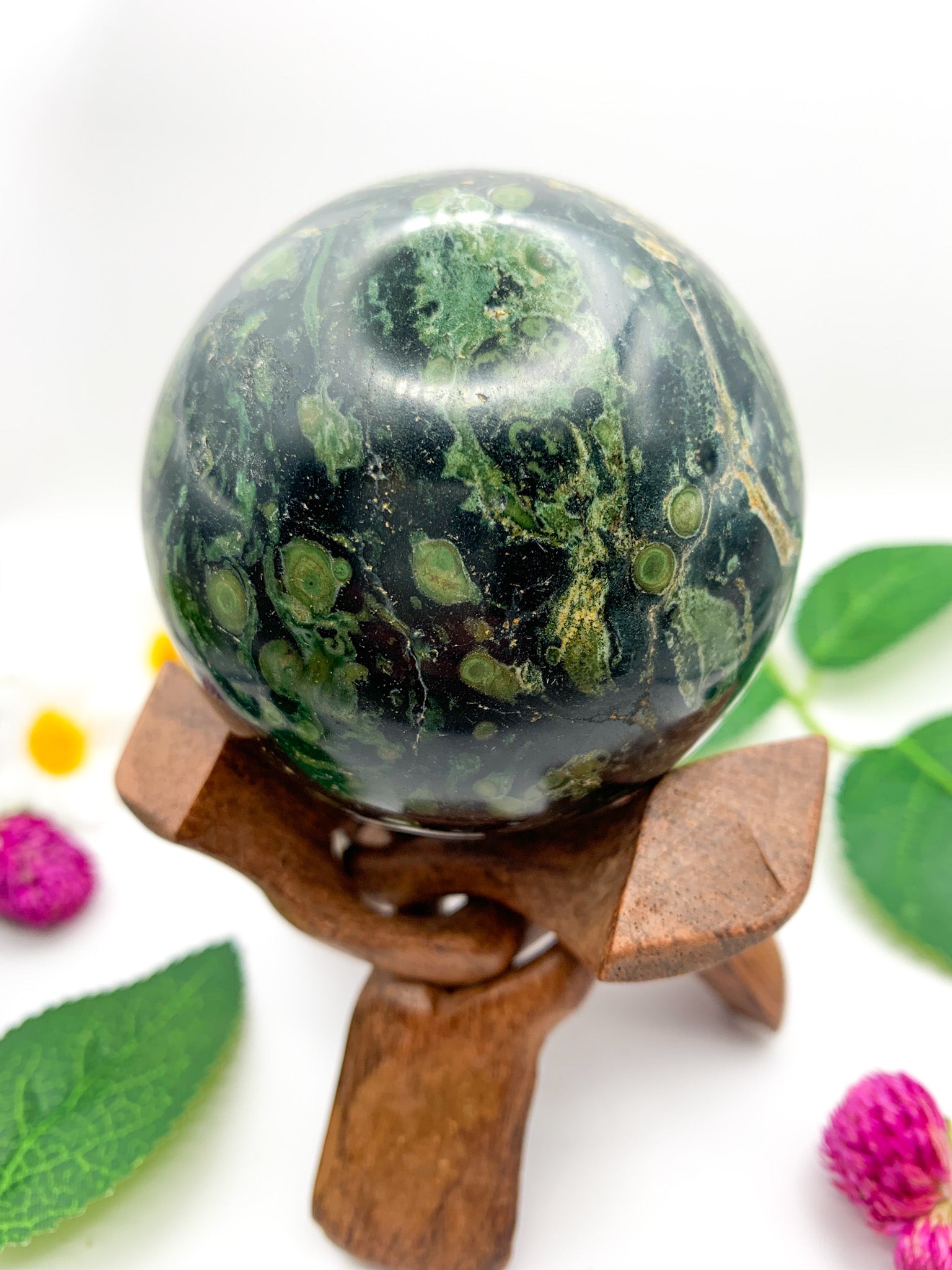 Kambaba Jasper sphere