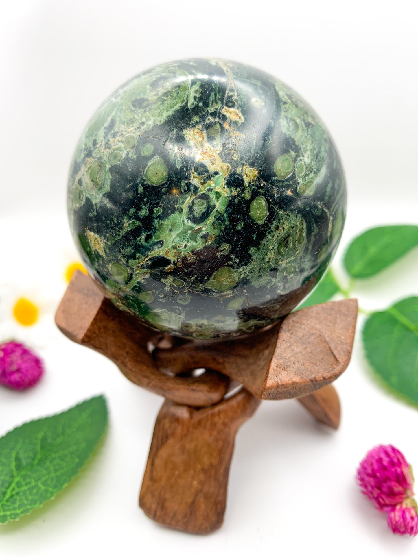 Kambaba Jasper sphere