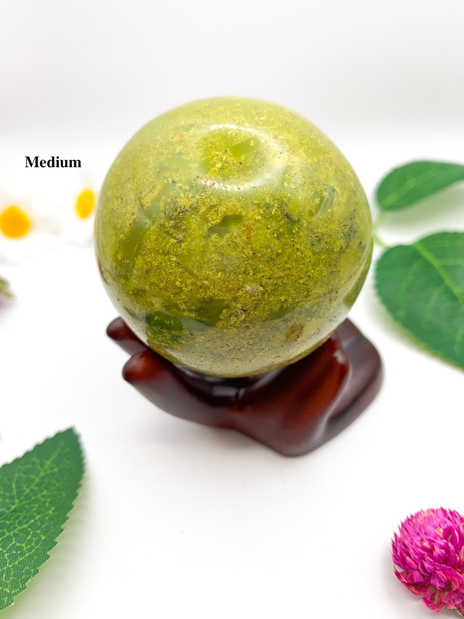 green opal sphere