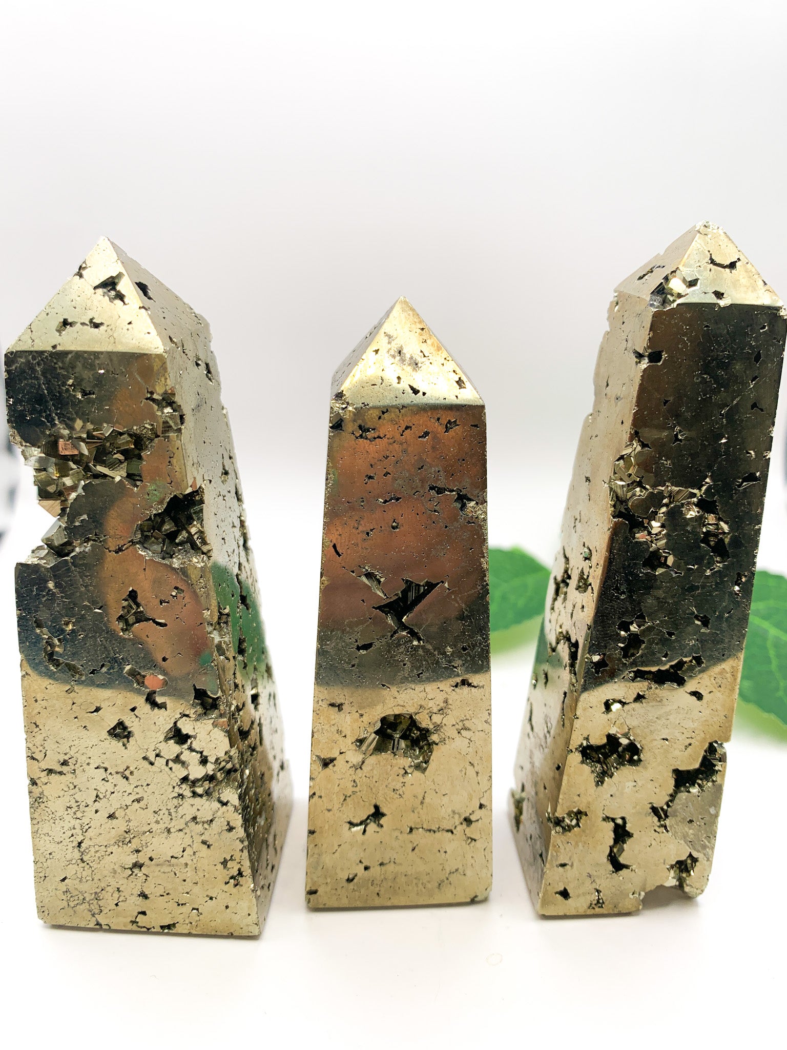 Pyrite Tower (Peruvian) - Crystal Love Treasures