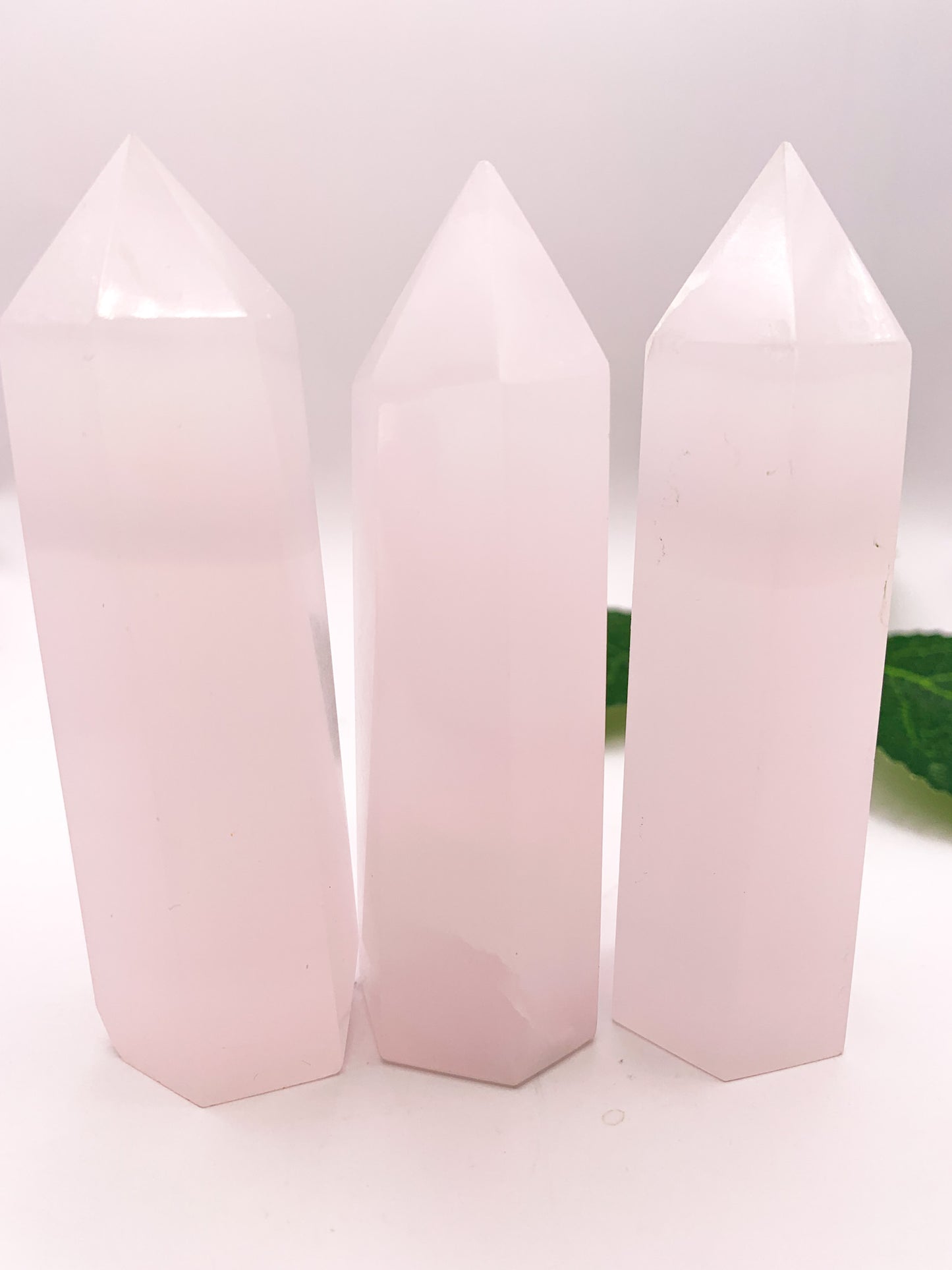 Pink Mangano Calcite Tower - Crystal Love Treasures