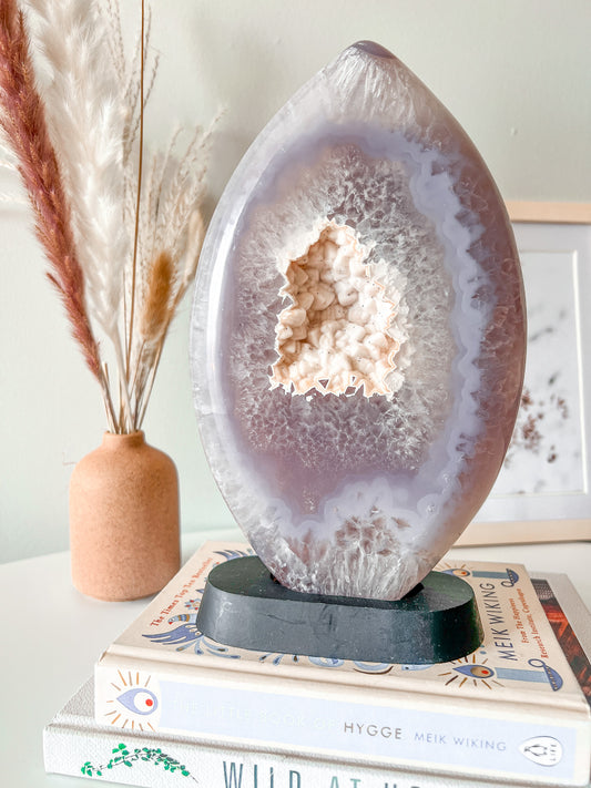 Druzy Agate Flame - Crystal Love Treasures