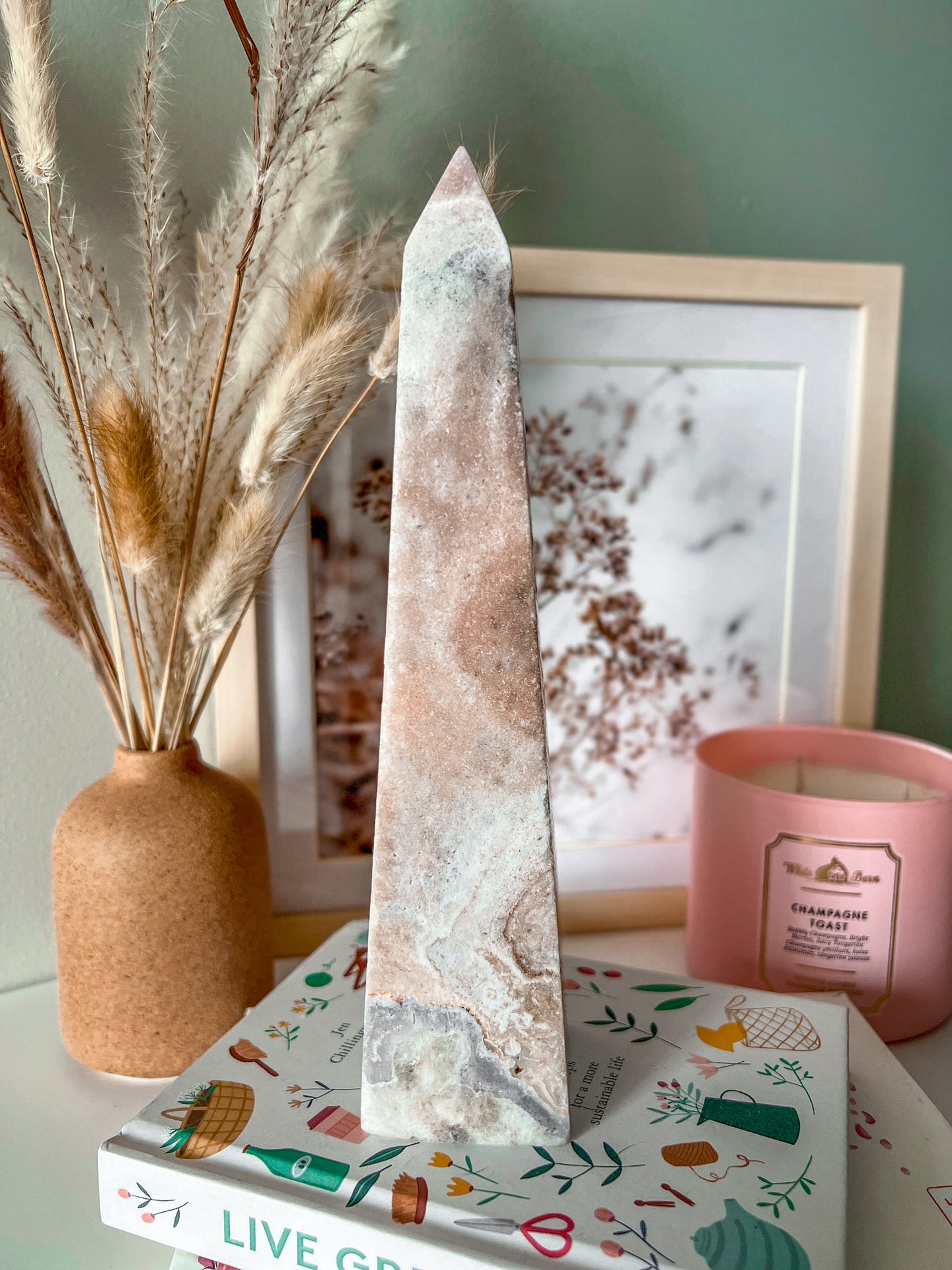 Pink Amethyst Obelisk