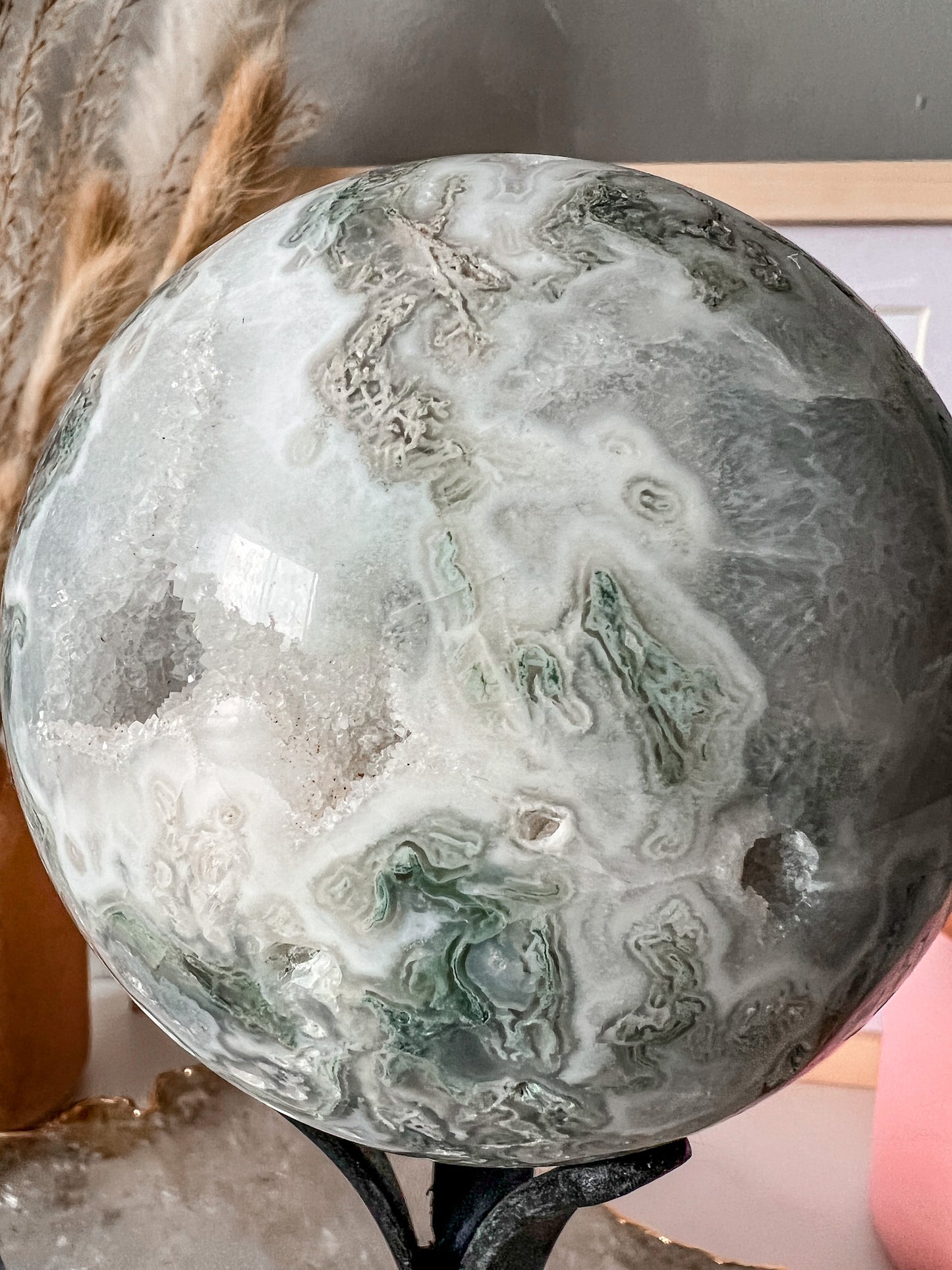 Moss Agate Sphere