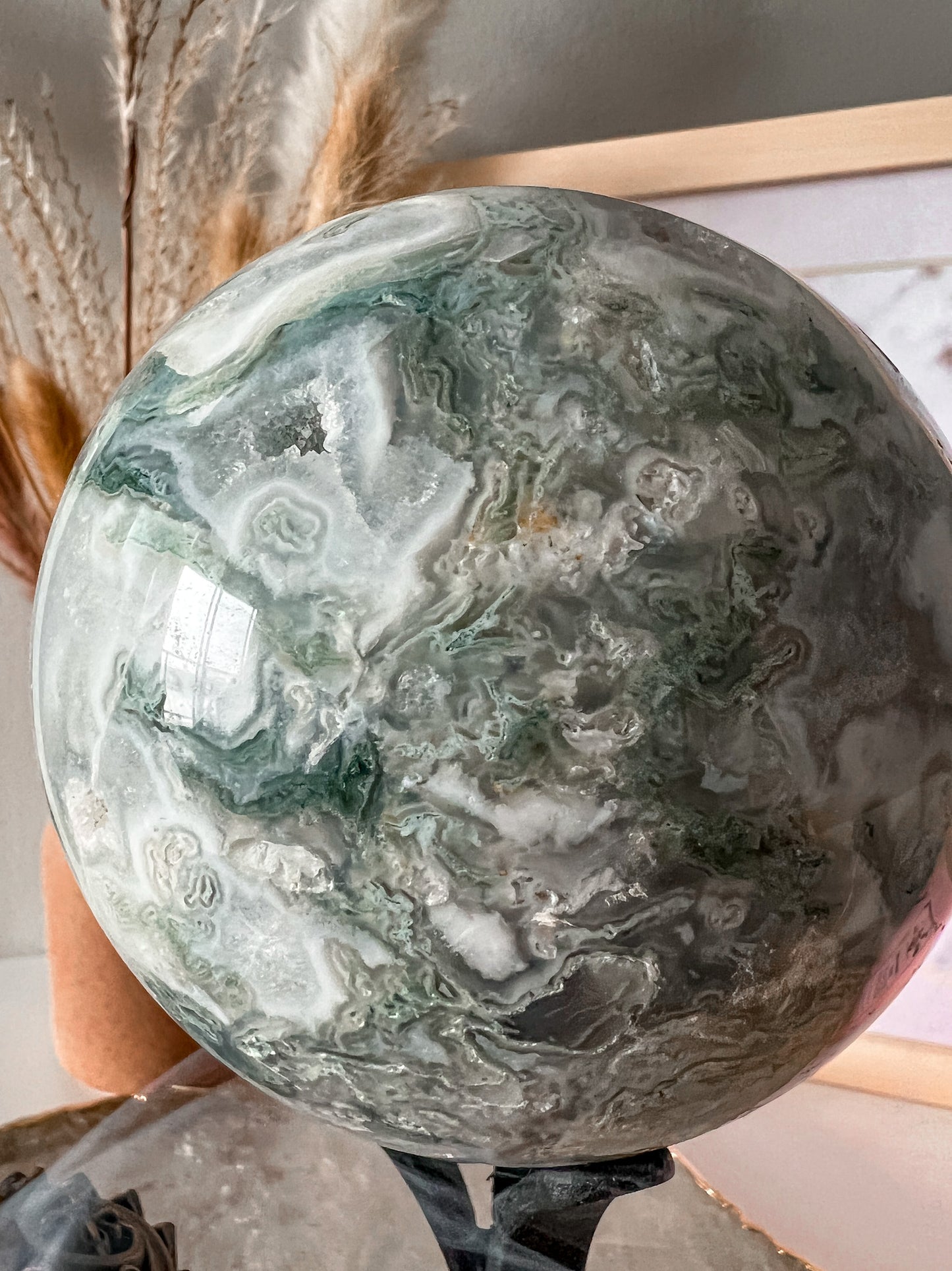 Moss Agate Sphere