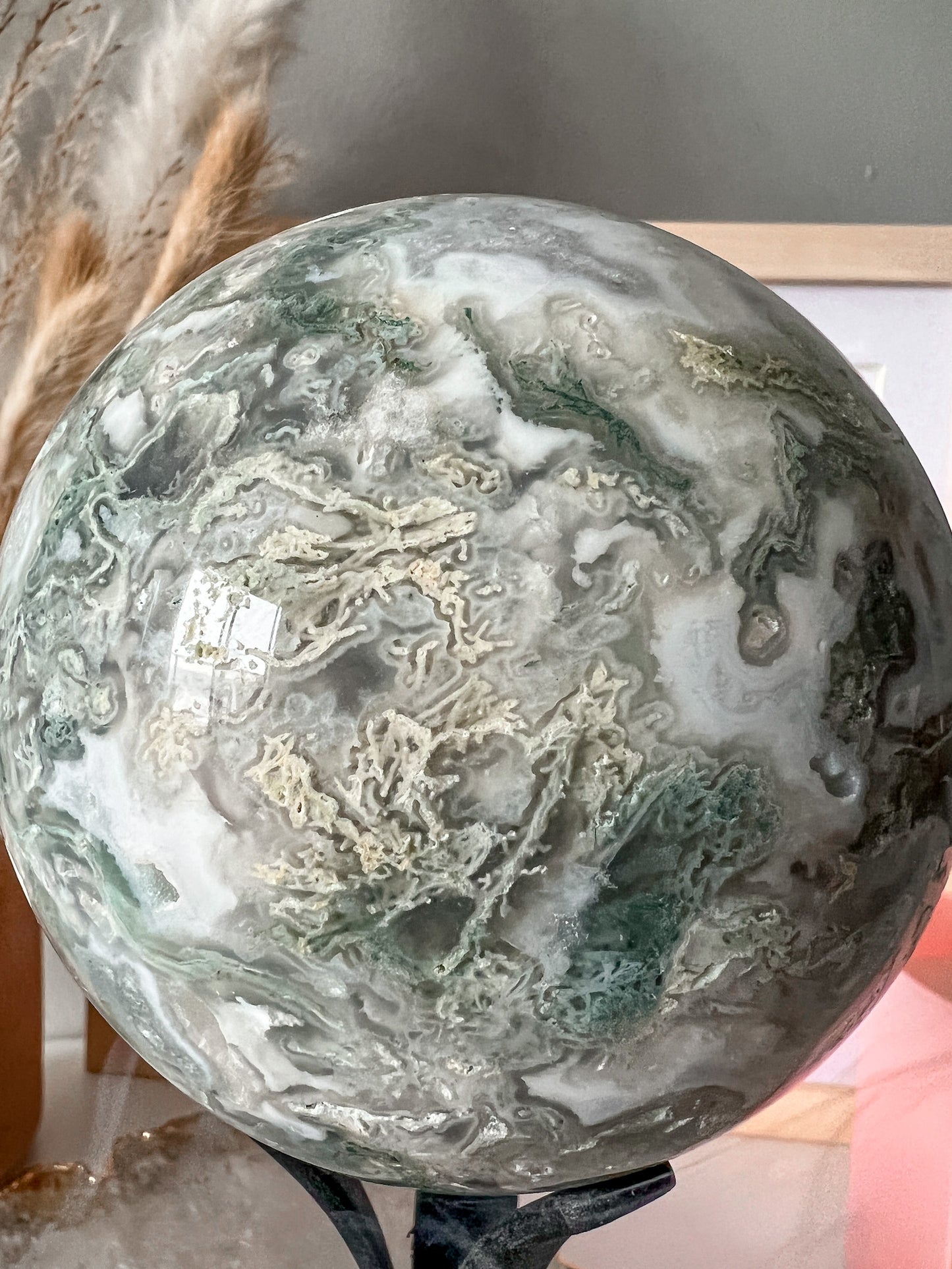 Moss Agate Sphere