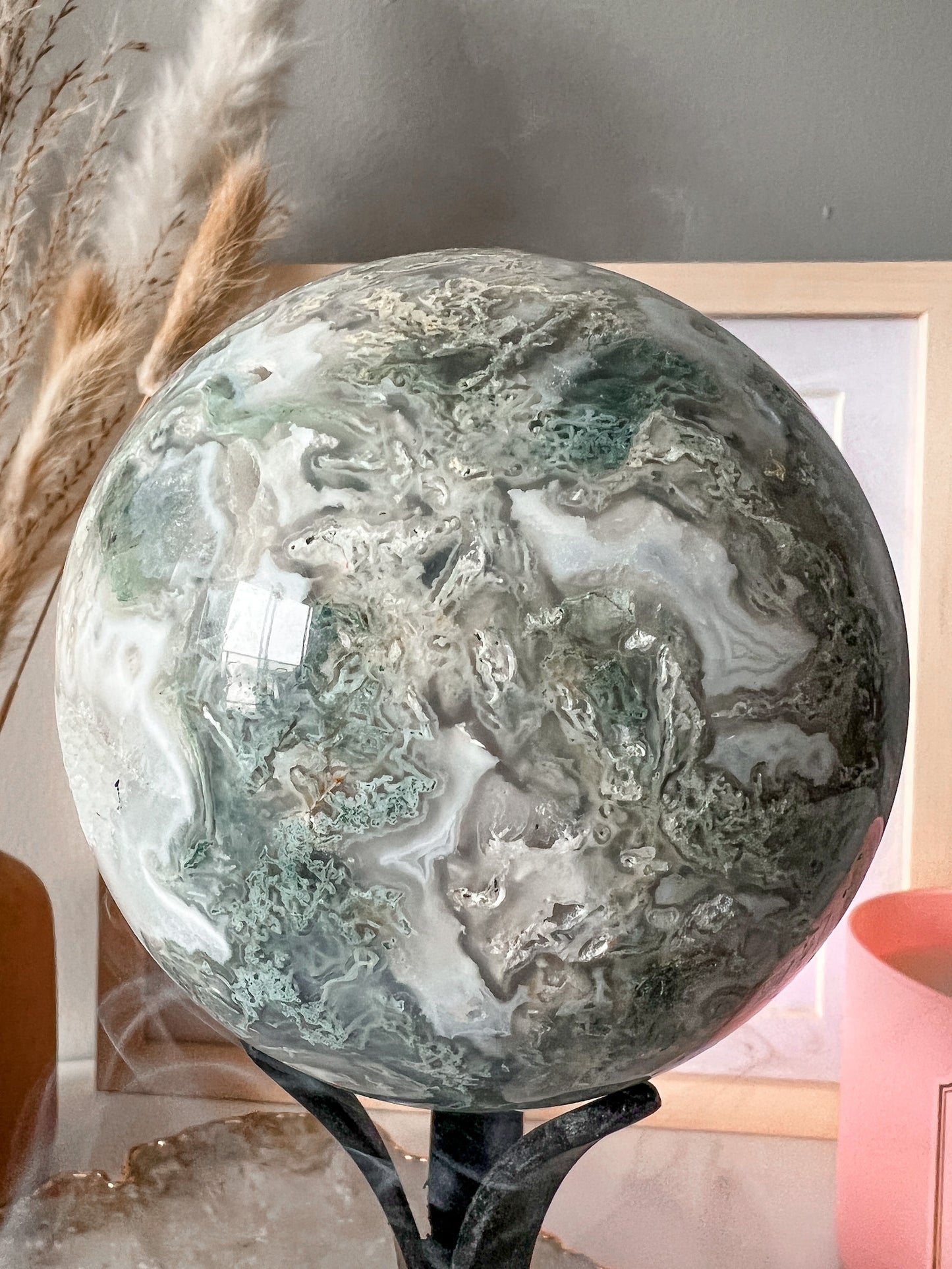 Moss Agate Sphere