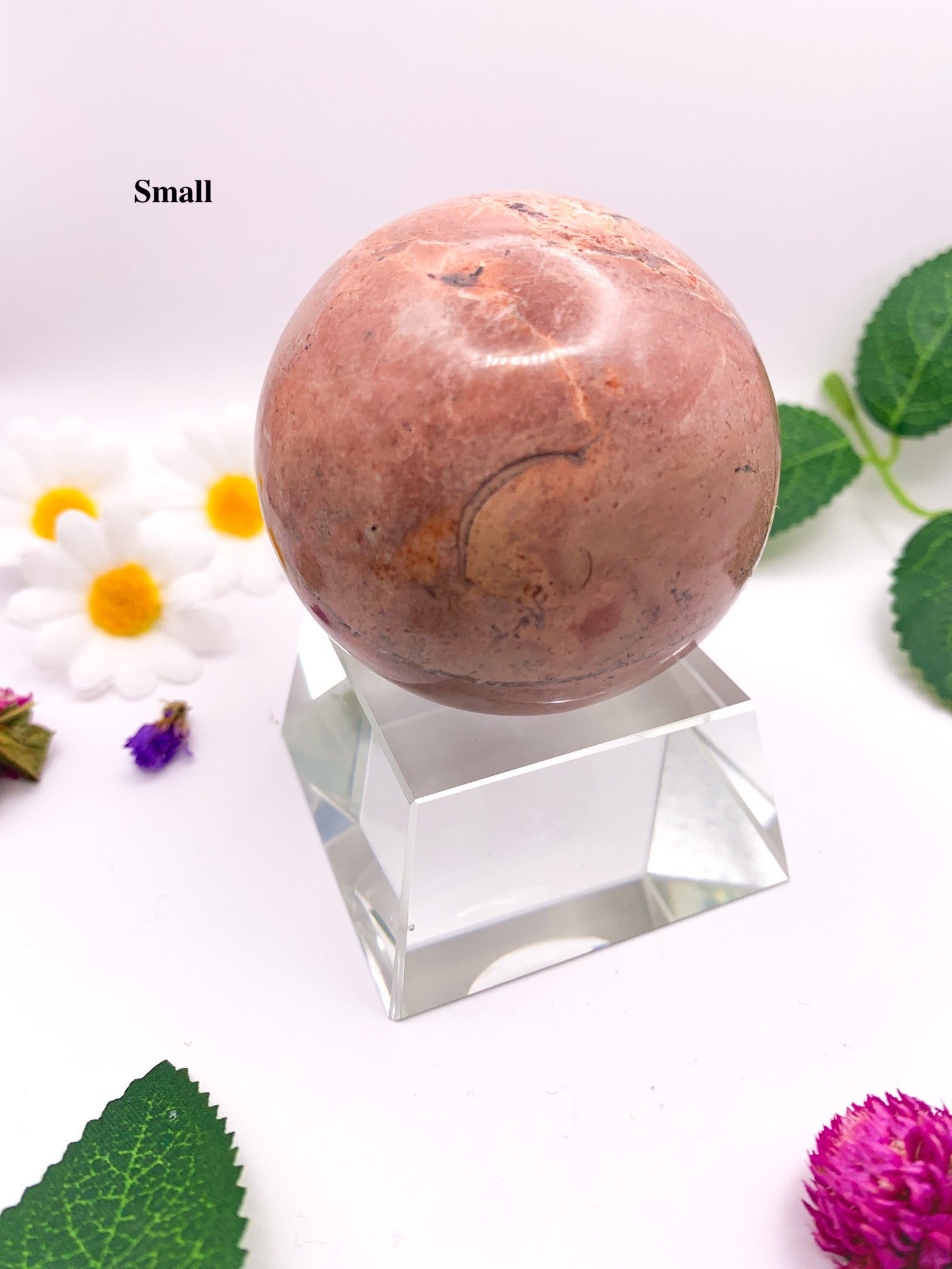 pink jasper sphere