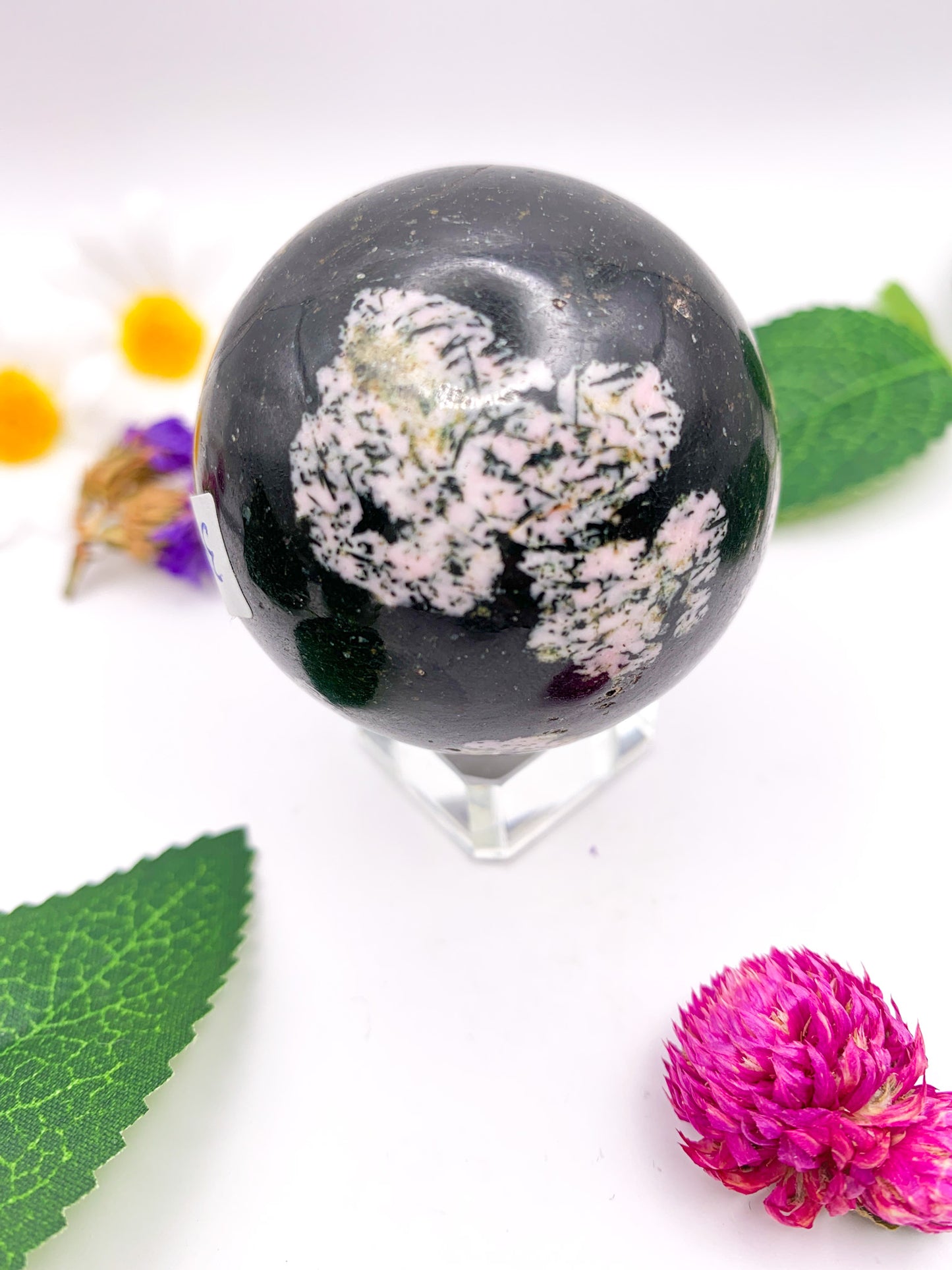 Flower Jasper Sphere - Crystal Love Treasures