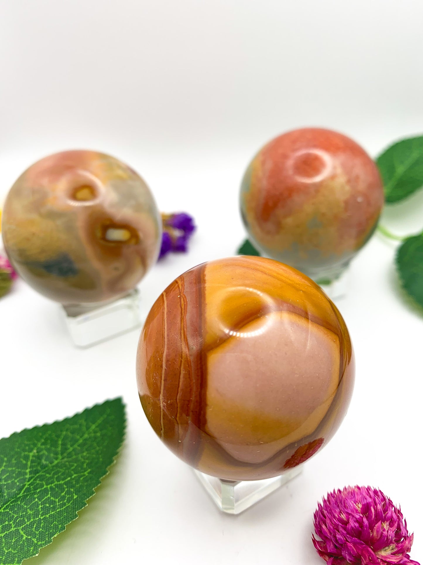 polychrome jasper sphere