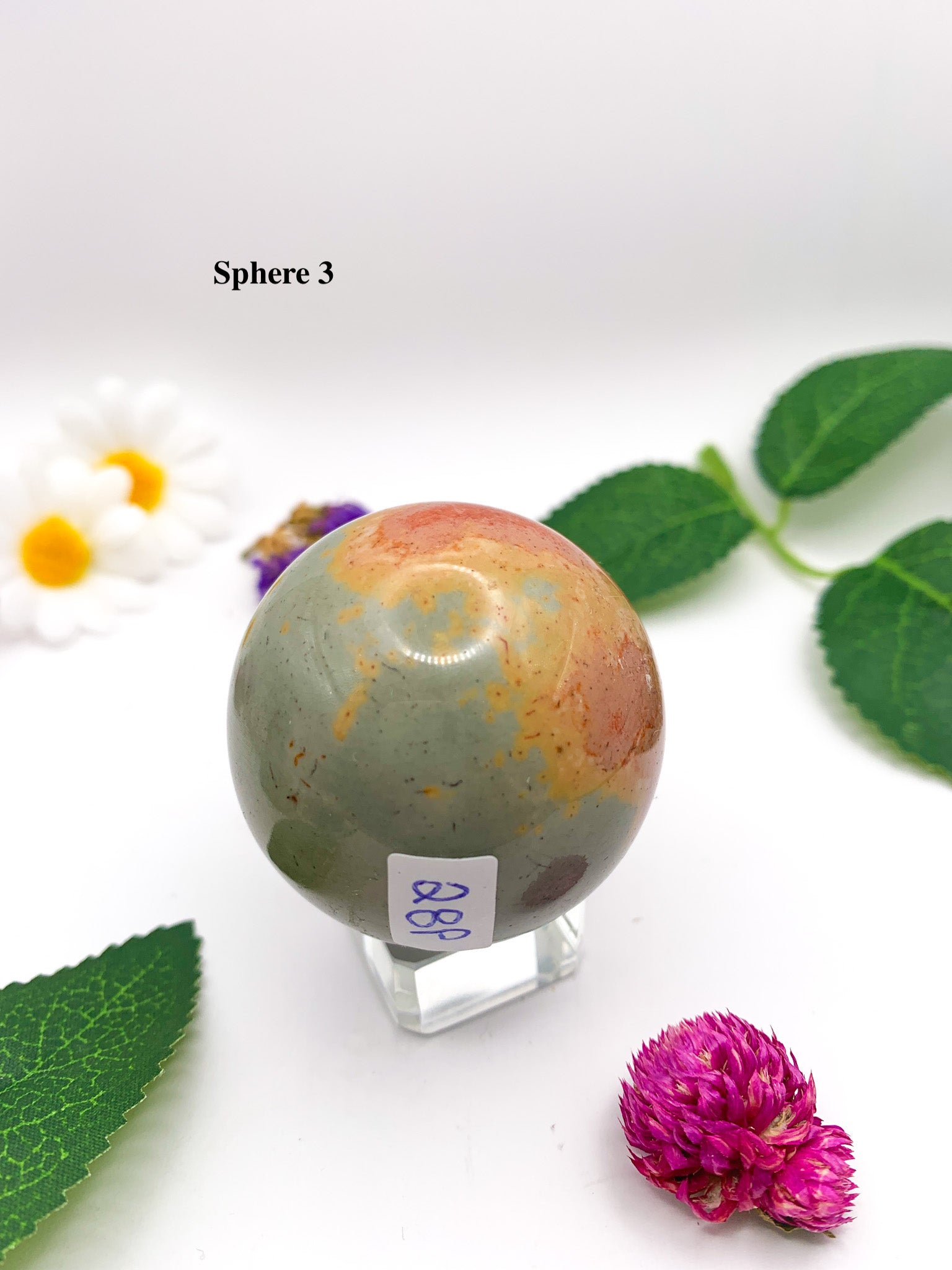 polychrome jasper sphere