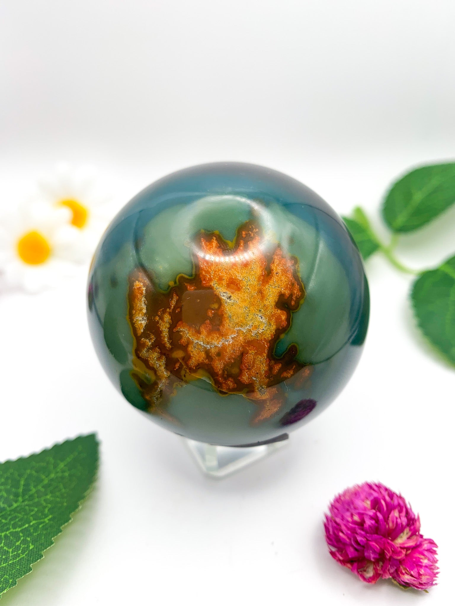 Polychrome Sphere (Desert Jasper) - Crystal Love Treasures