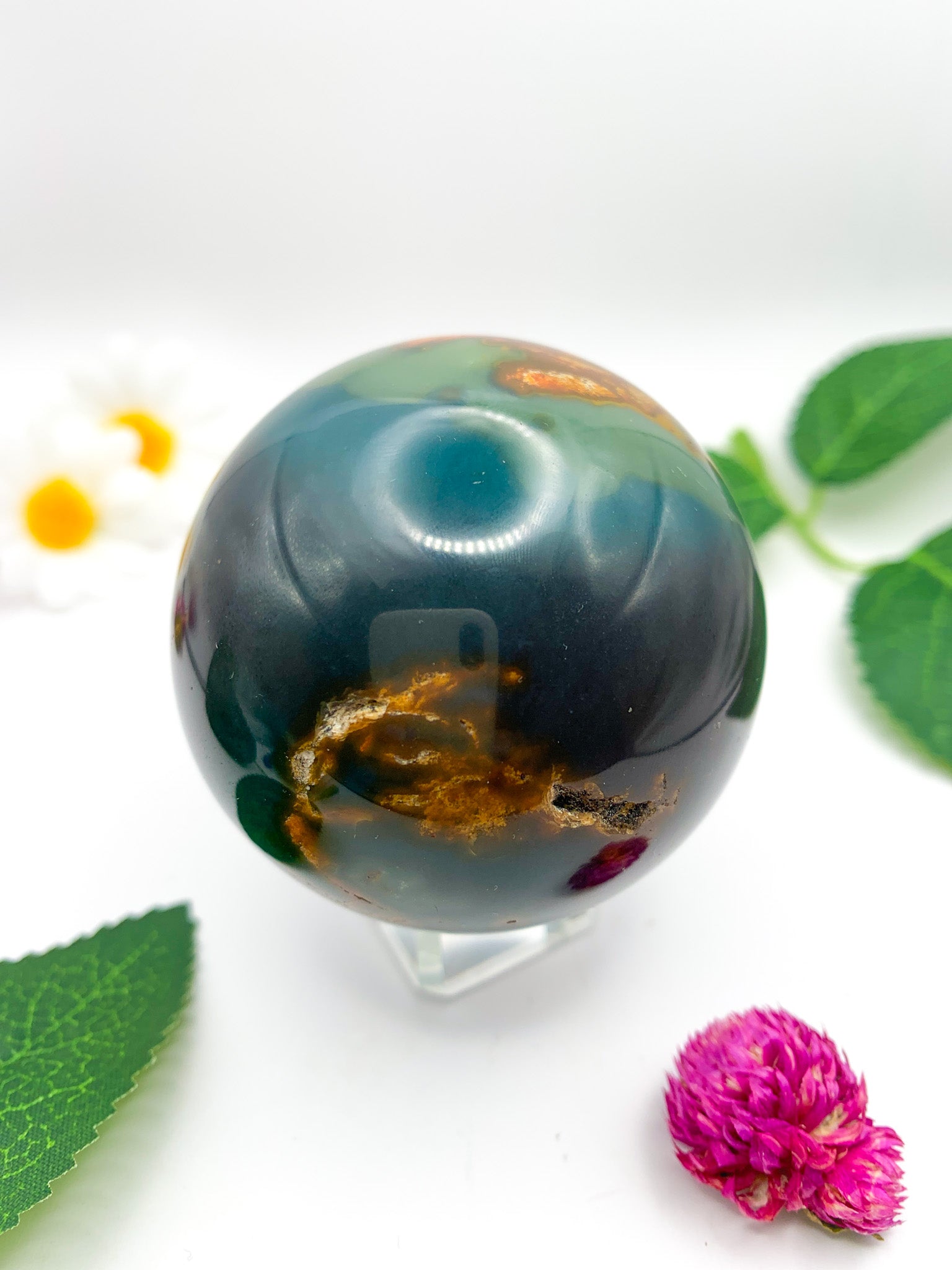 Polychrome Sphere (Desert Jasper) - Crystal Love Treasures