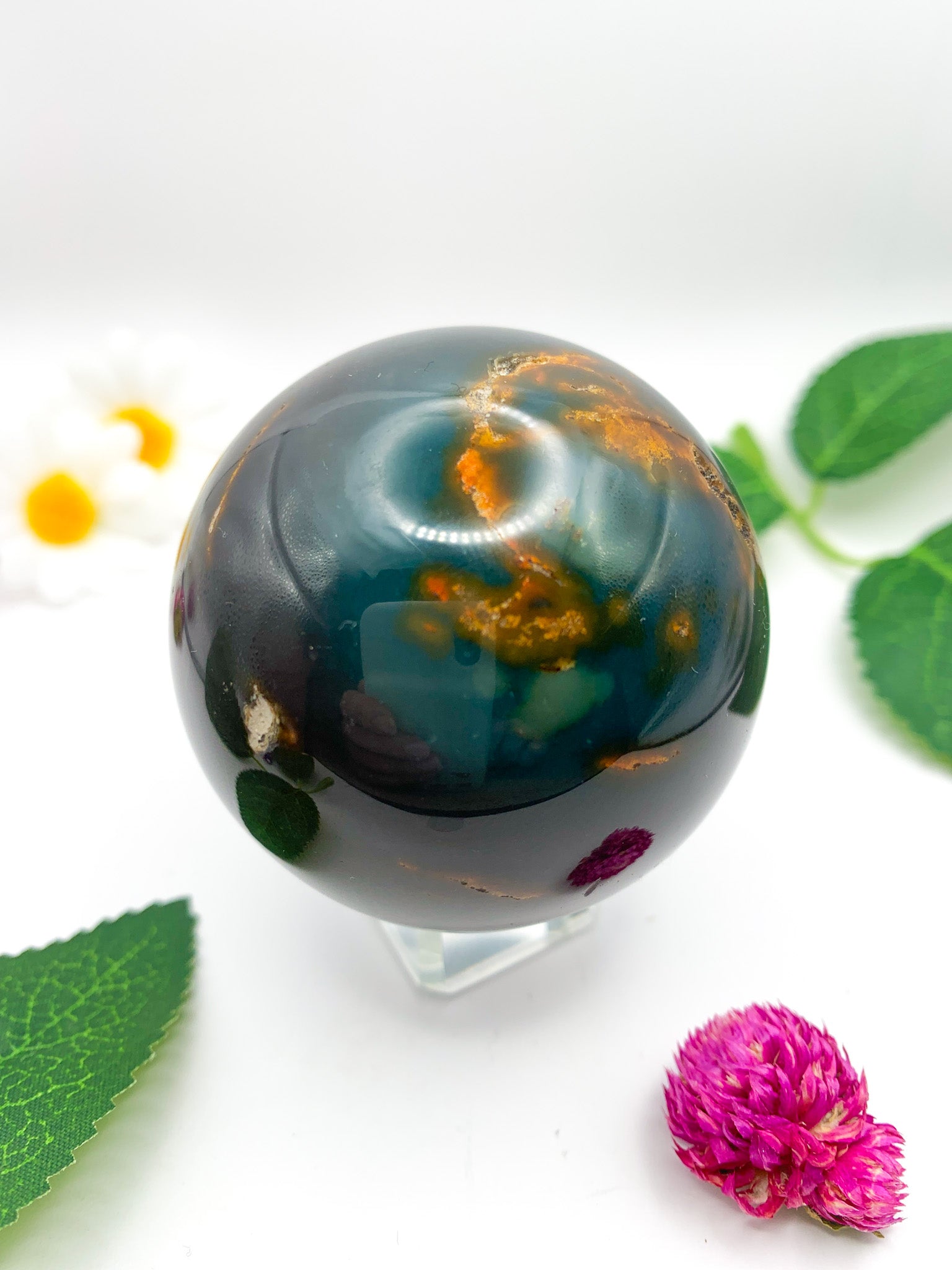 Polychrome Sphere (Desert Jasper) - Crystal Love Treasures