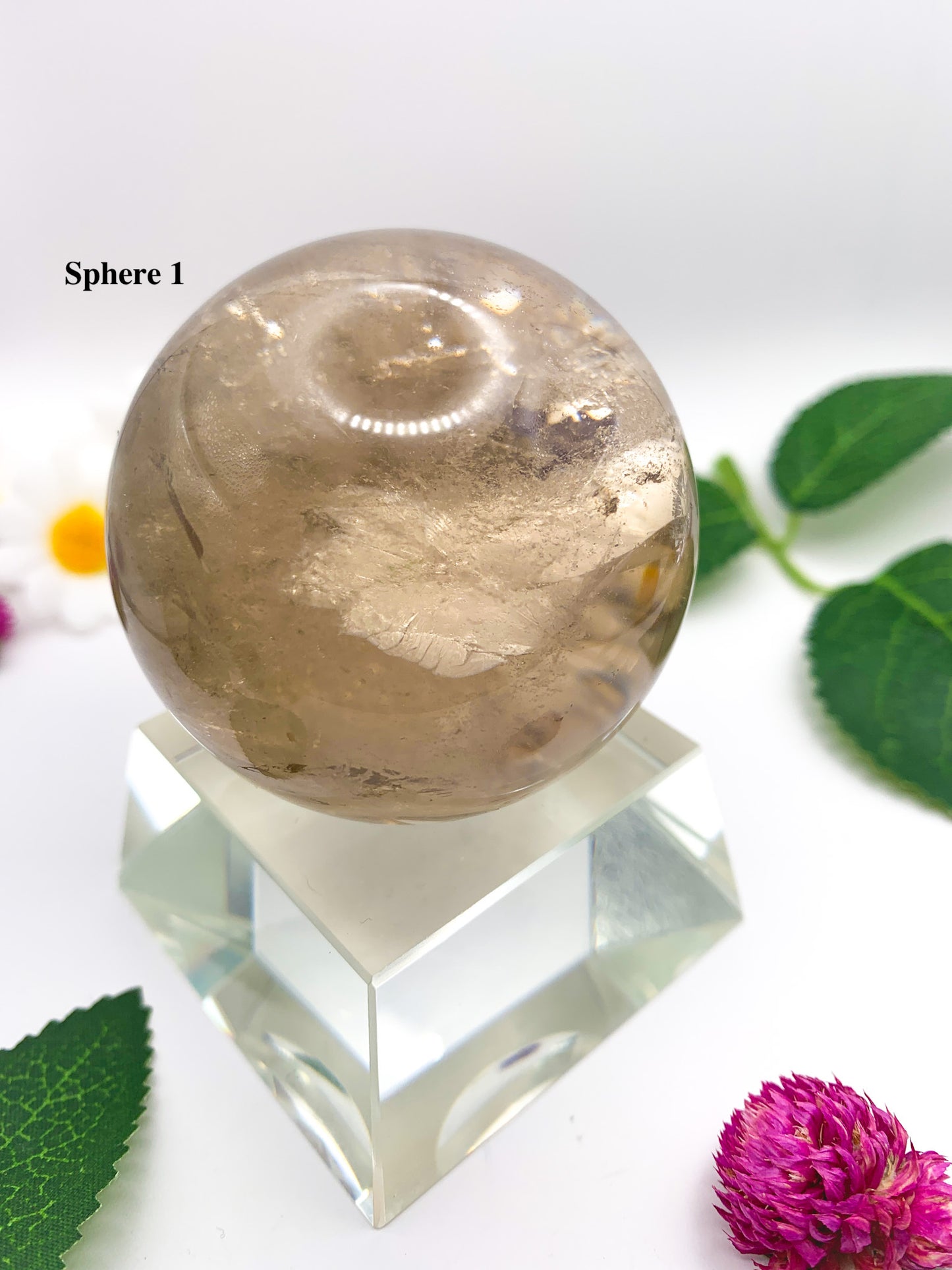 smoky quartz sphere