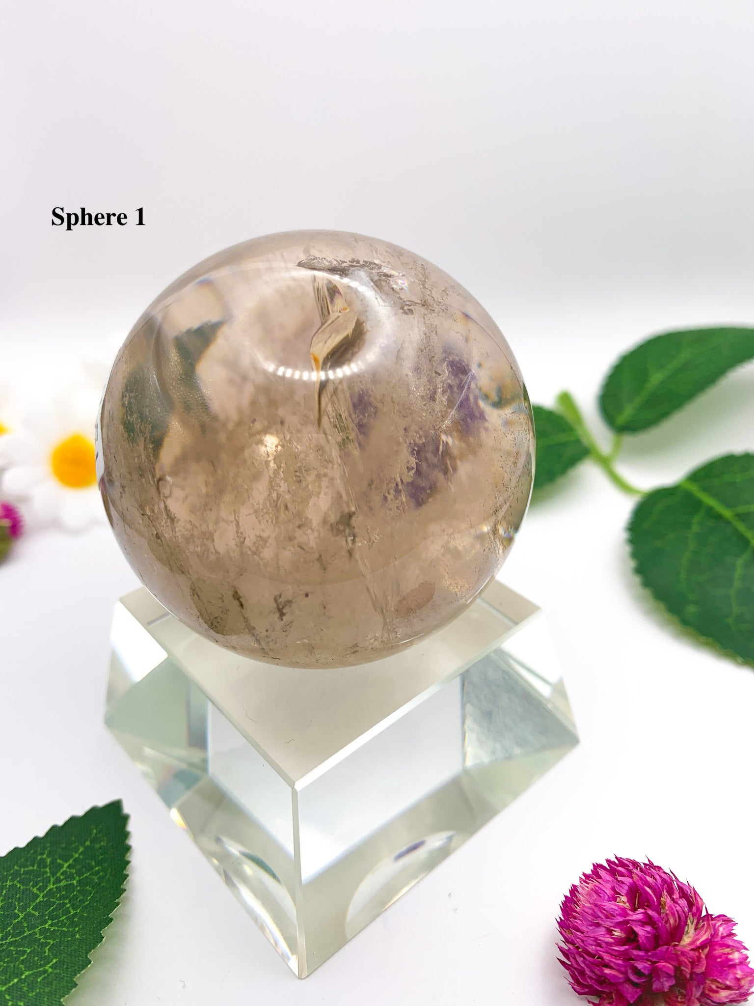 smoky quartz sphere