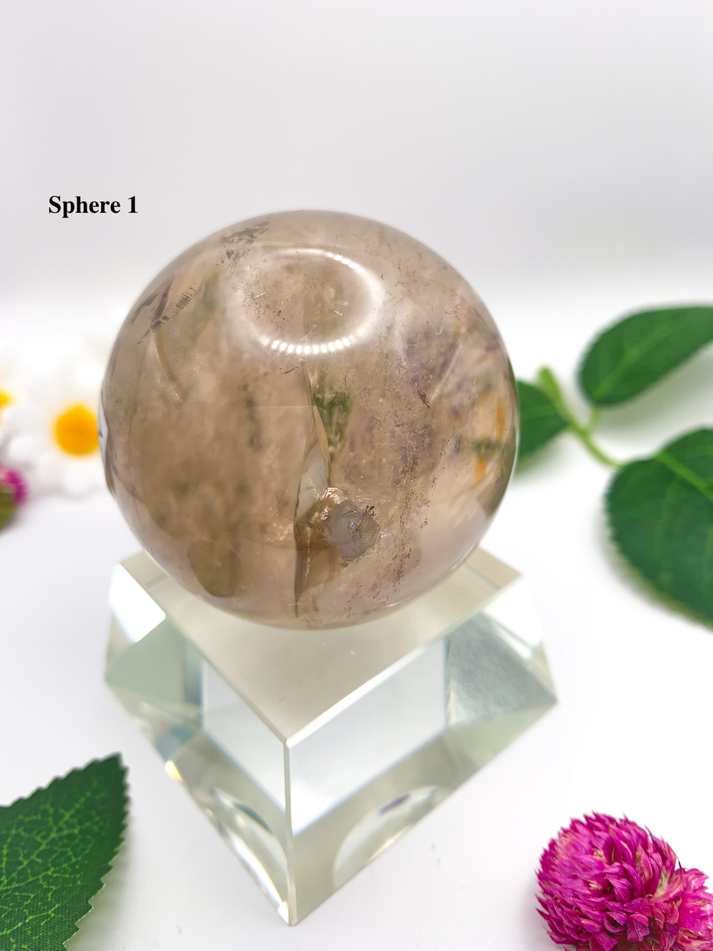 smoky quartz sphere