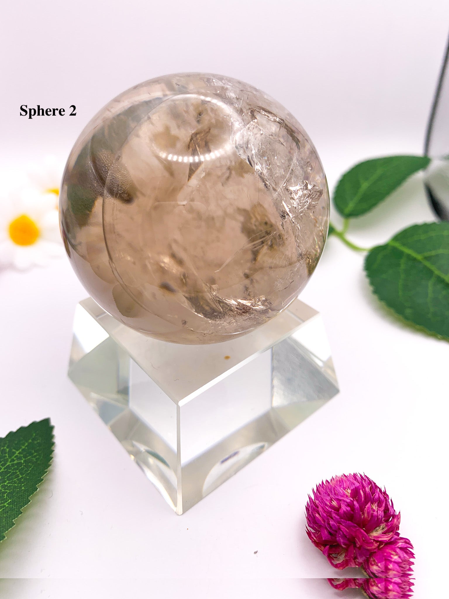 smoky quartz sphere