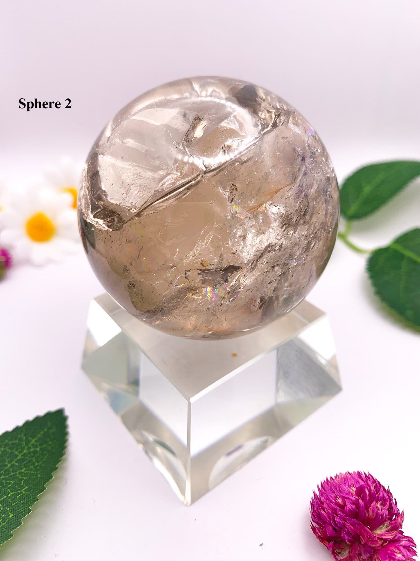 smoky quartz sphere