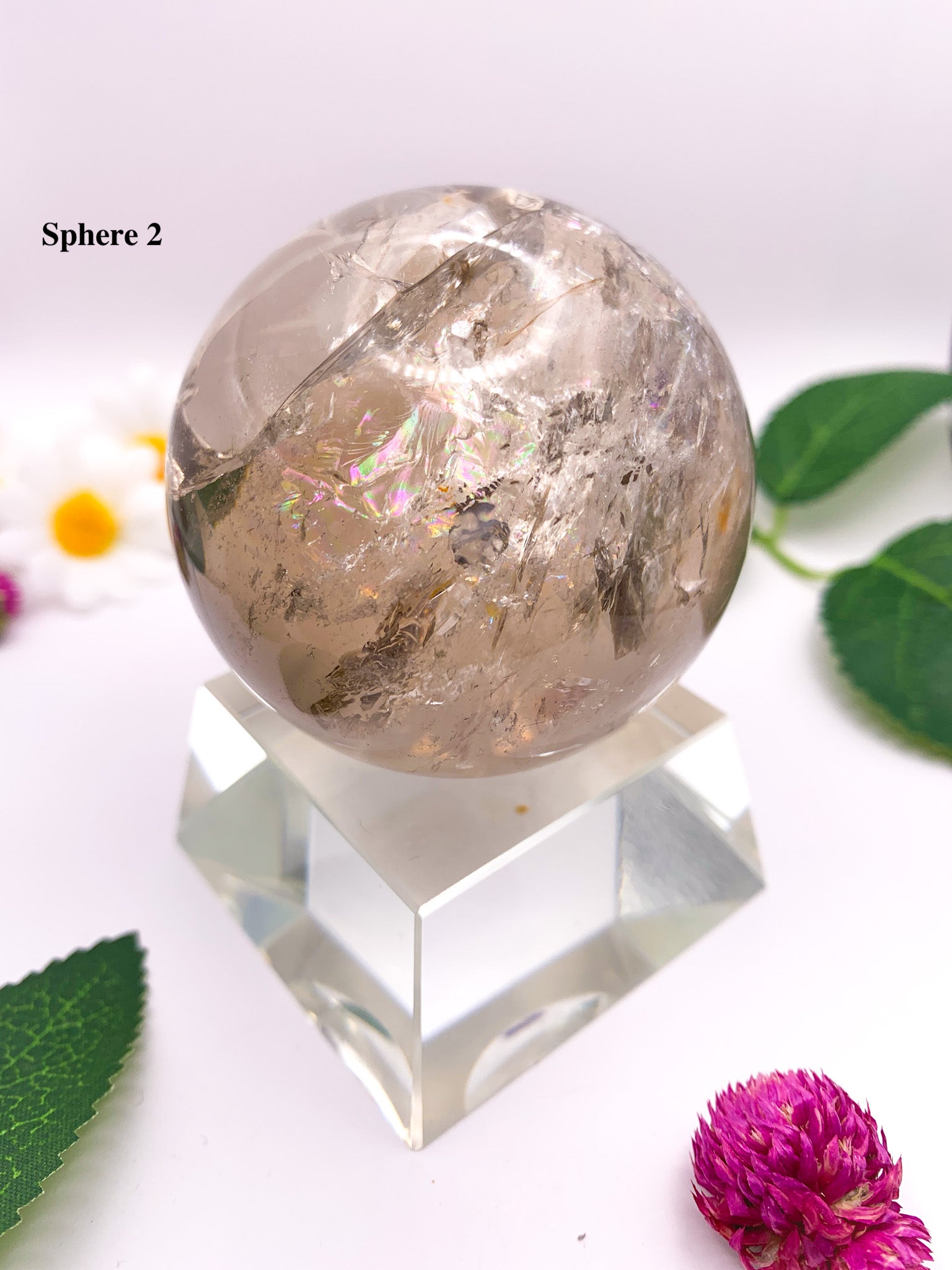 smoky quartz sphere