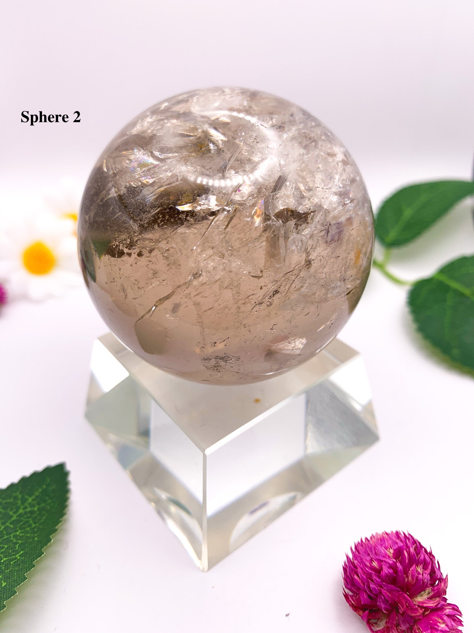 smoky quartz sphere