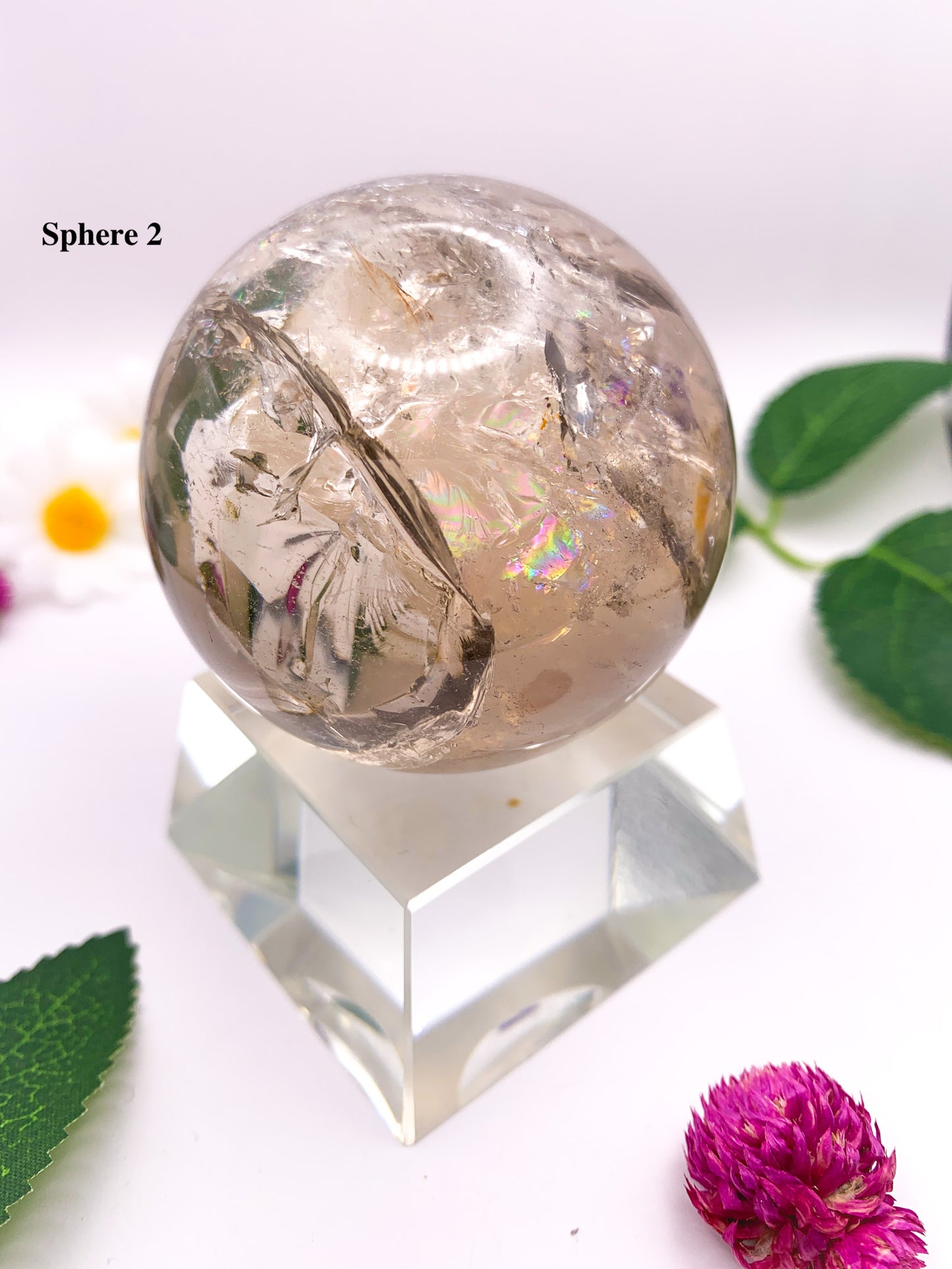 smoky quartz sphere