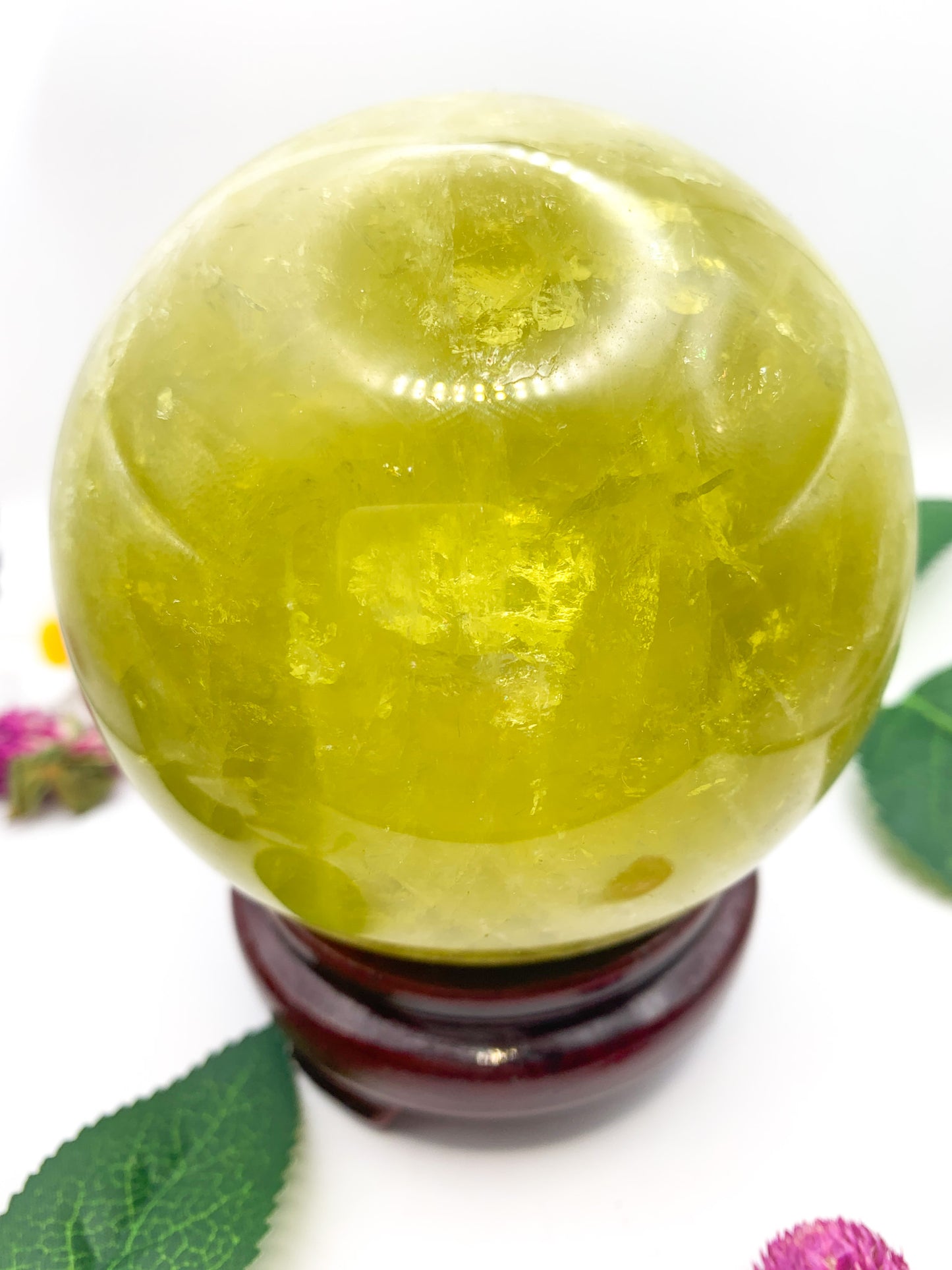 Natural Citrine Sphere - Crystal Love Treasures