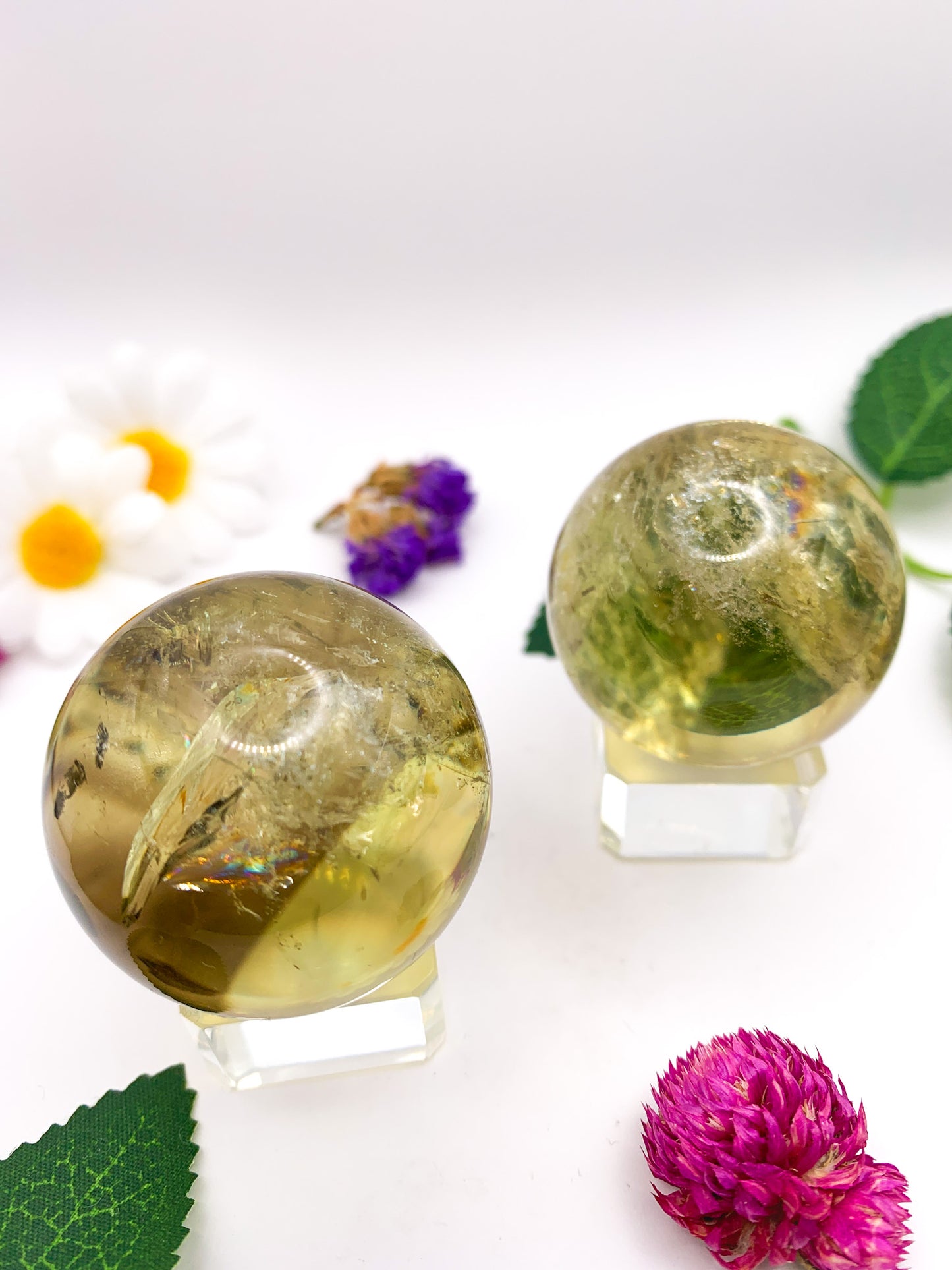 Natural Citrine Sphere (High Quality) - Crystal Love Treasures