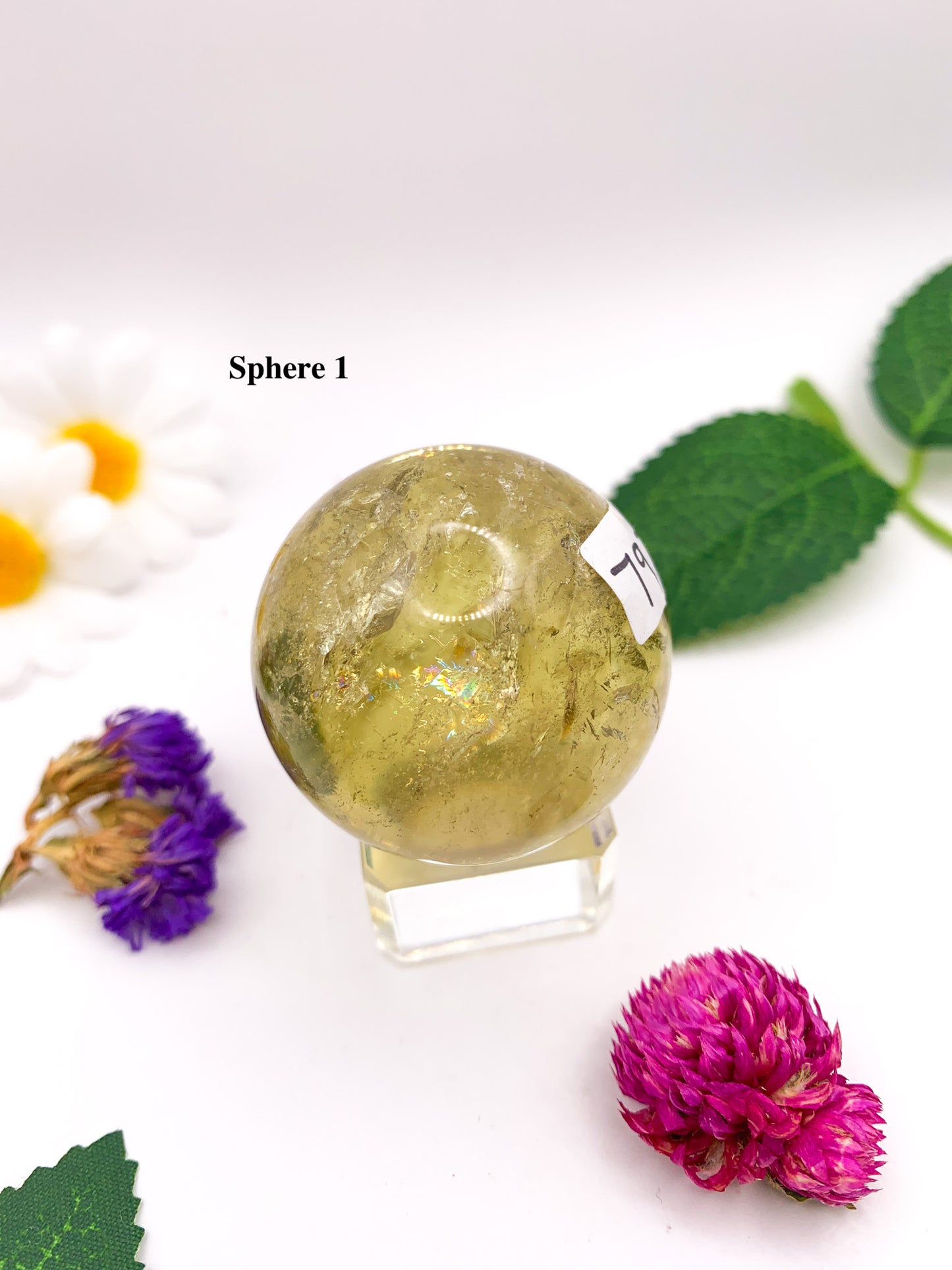 Natural Citrine Sphere (High Quality) - Crystal Love Treasures