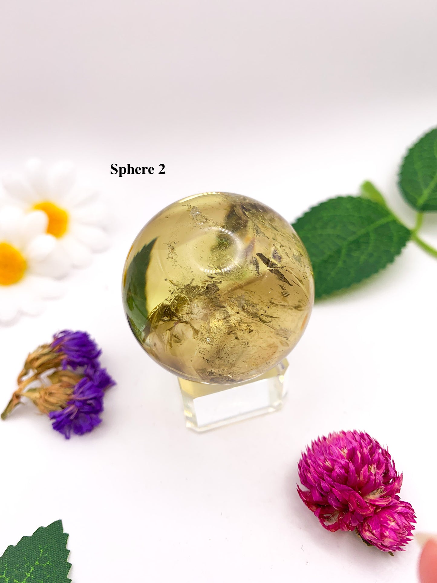 Natural Citrine Sphere (High Quality) - Crystal Love Treasures