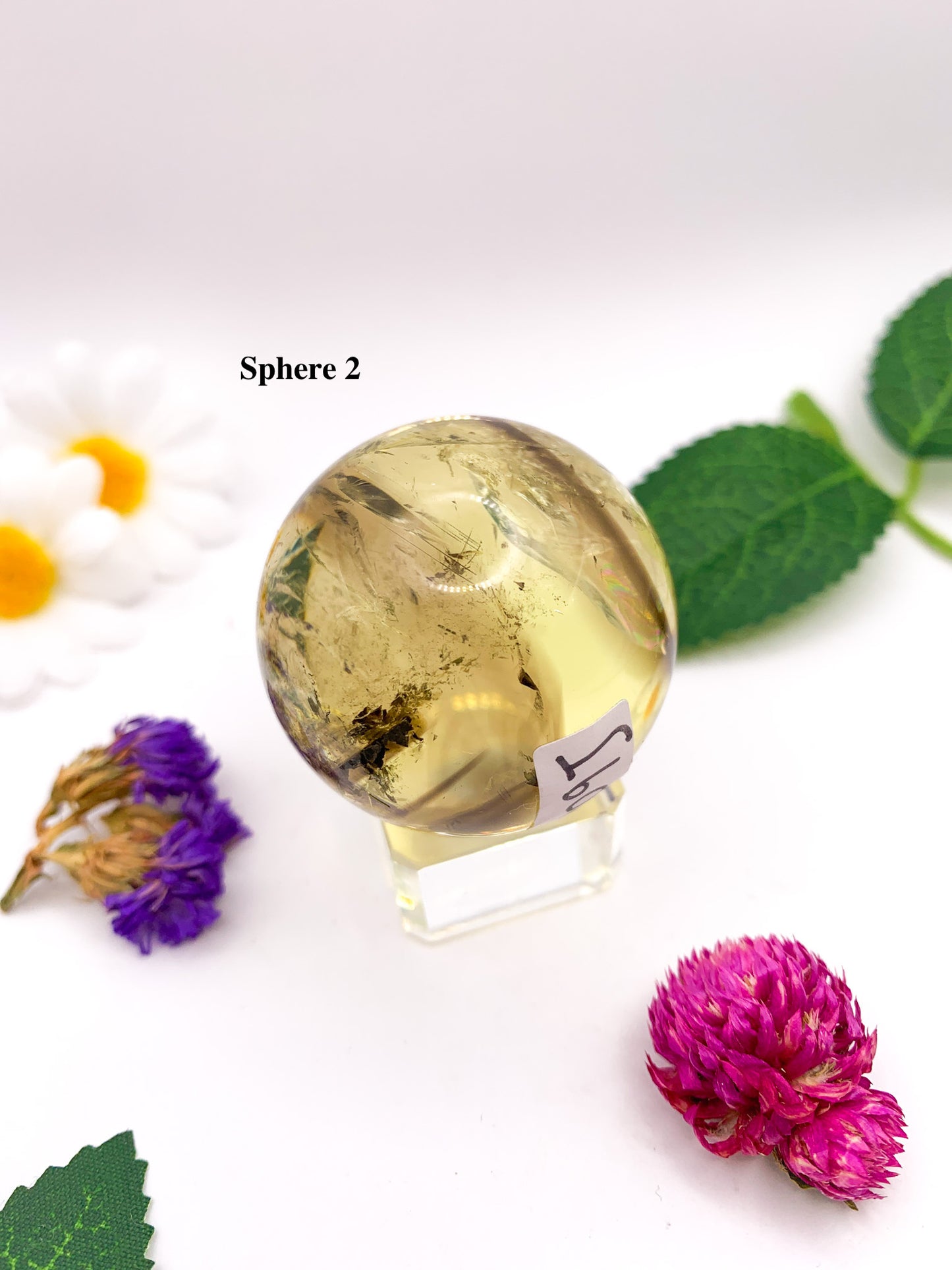 Natural Citrine Sphere (High Quality) - Crystal Love Treasures