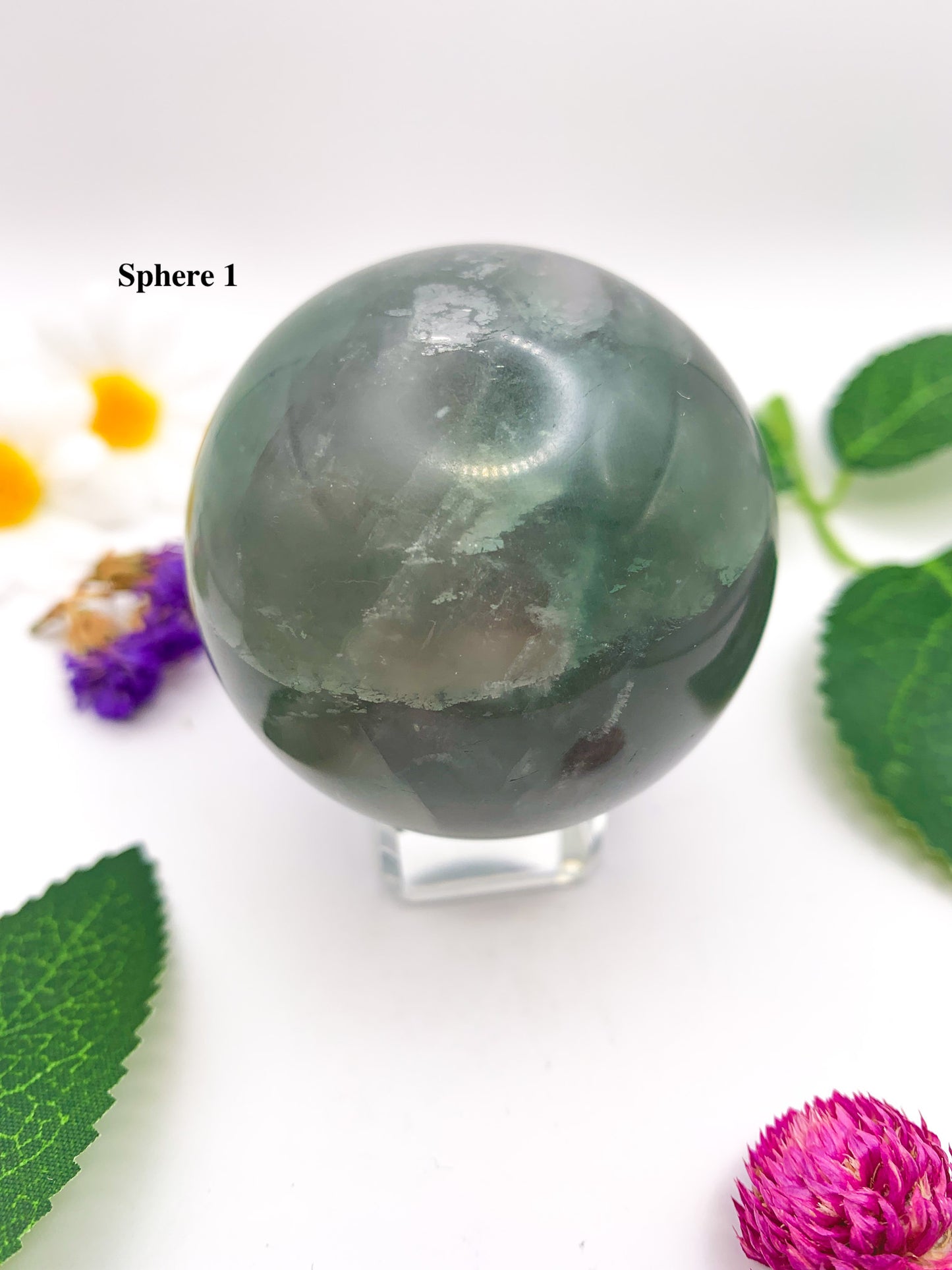 rainbow fluorite sphere