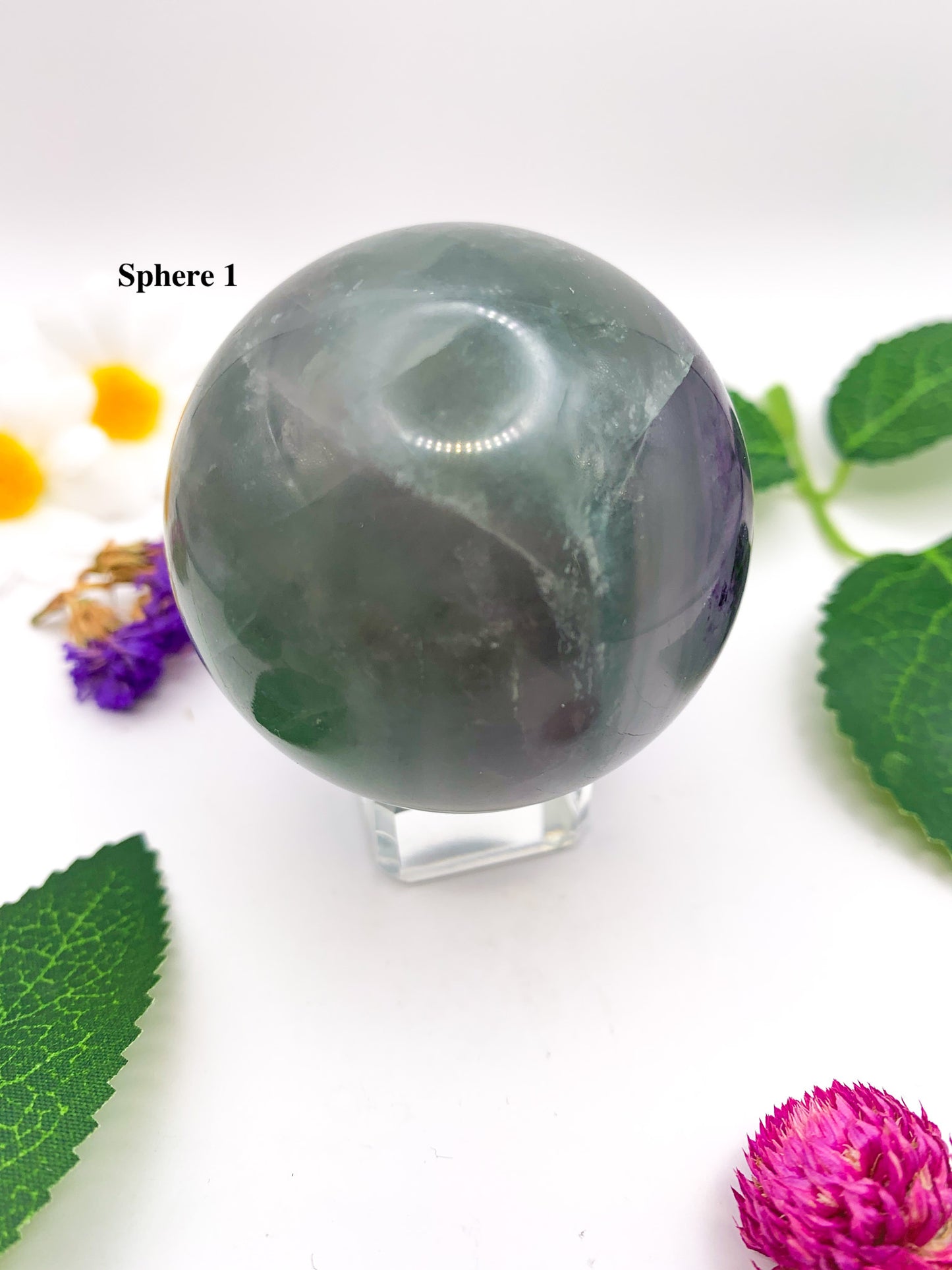 rainbow fluorite sphere