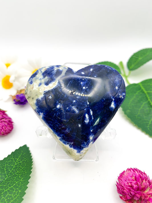 Sodalite Heart - Crystal Love Treasures