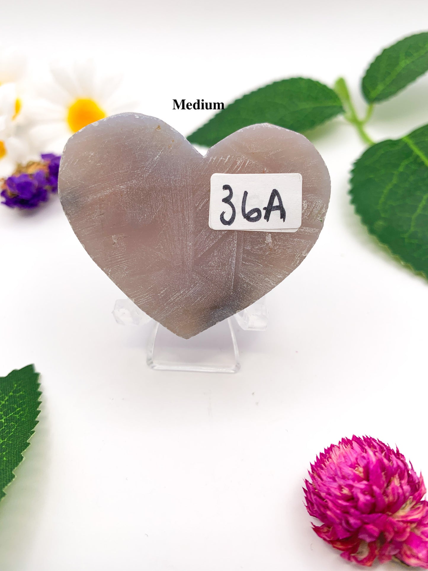 Aura Quartz Heart - Crystal Love Treasures