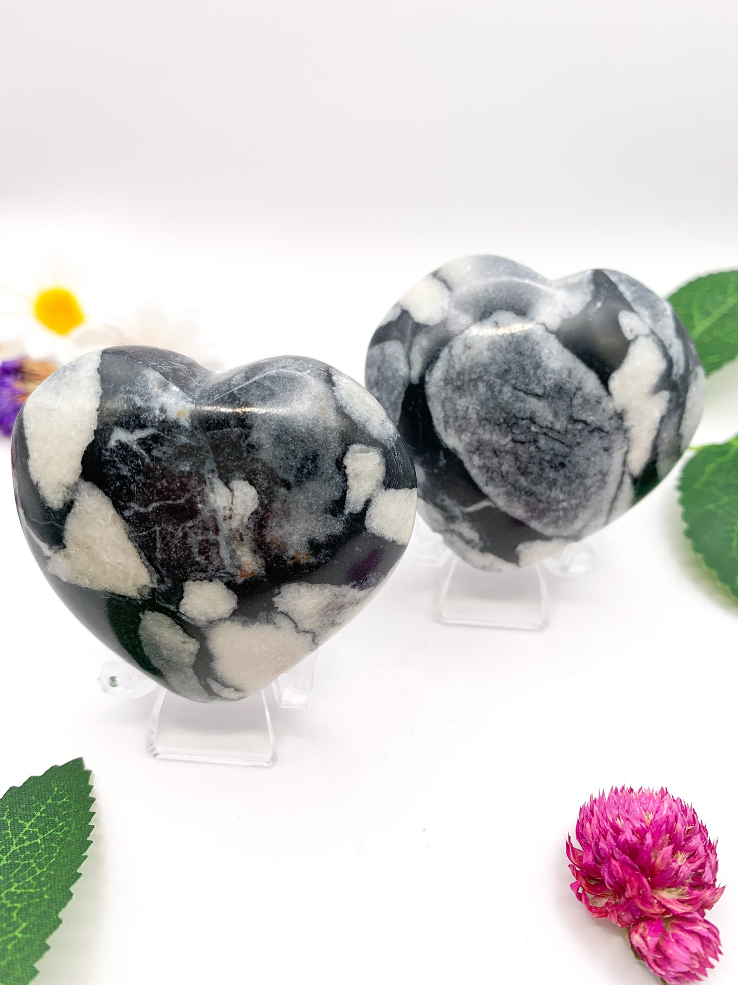 Shell Jasper Heart - Crystal Love Treasures