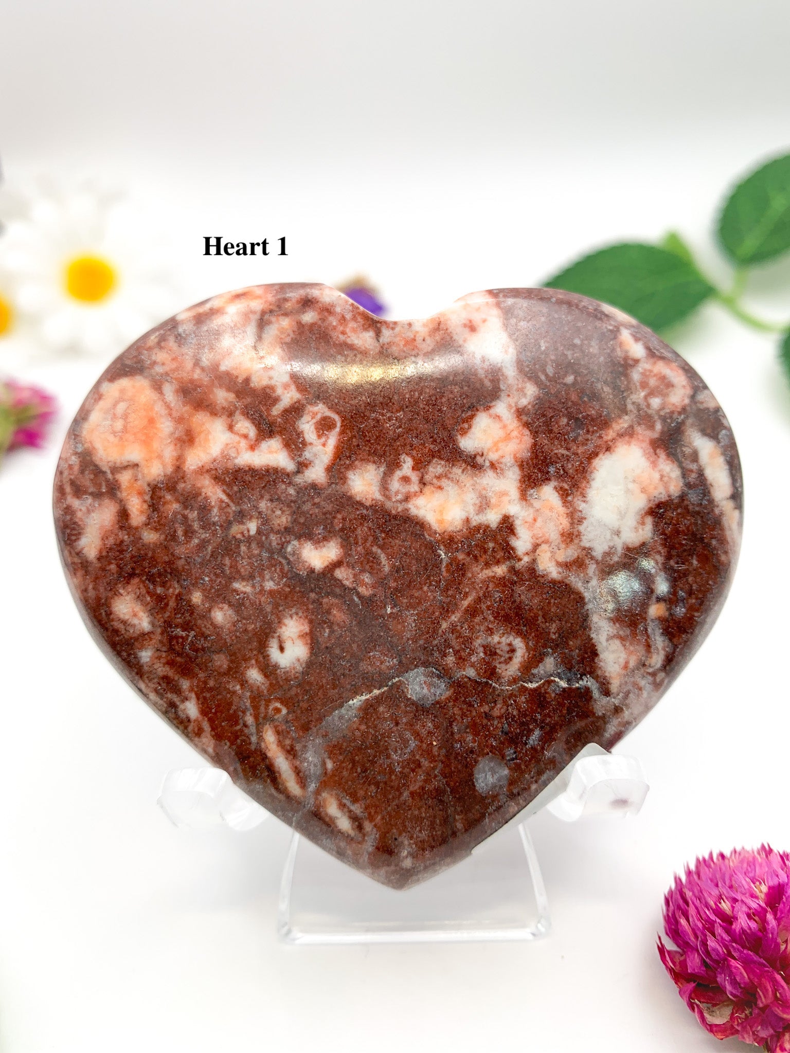 Mixed Calcite Heart - Crystal Love Treasures