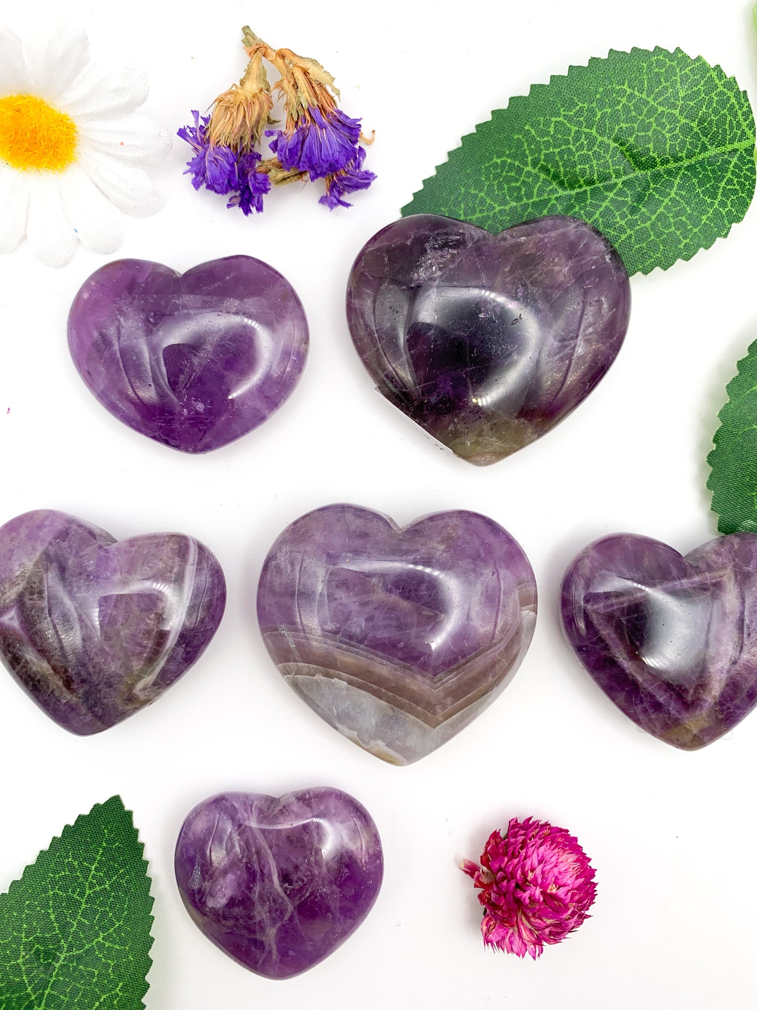 Amethyst Heart - Crystal Love Treasures