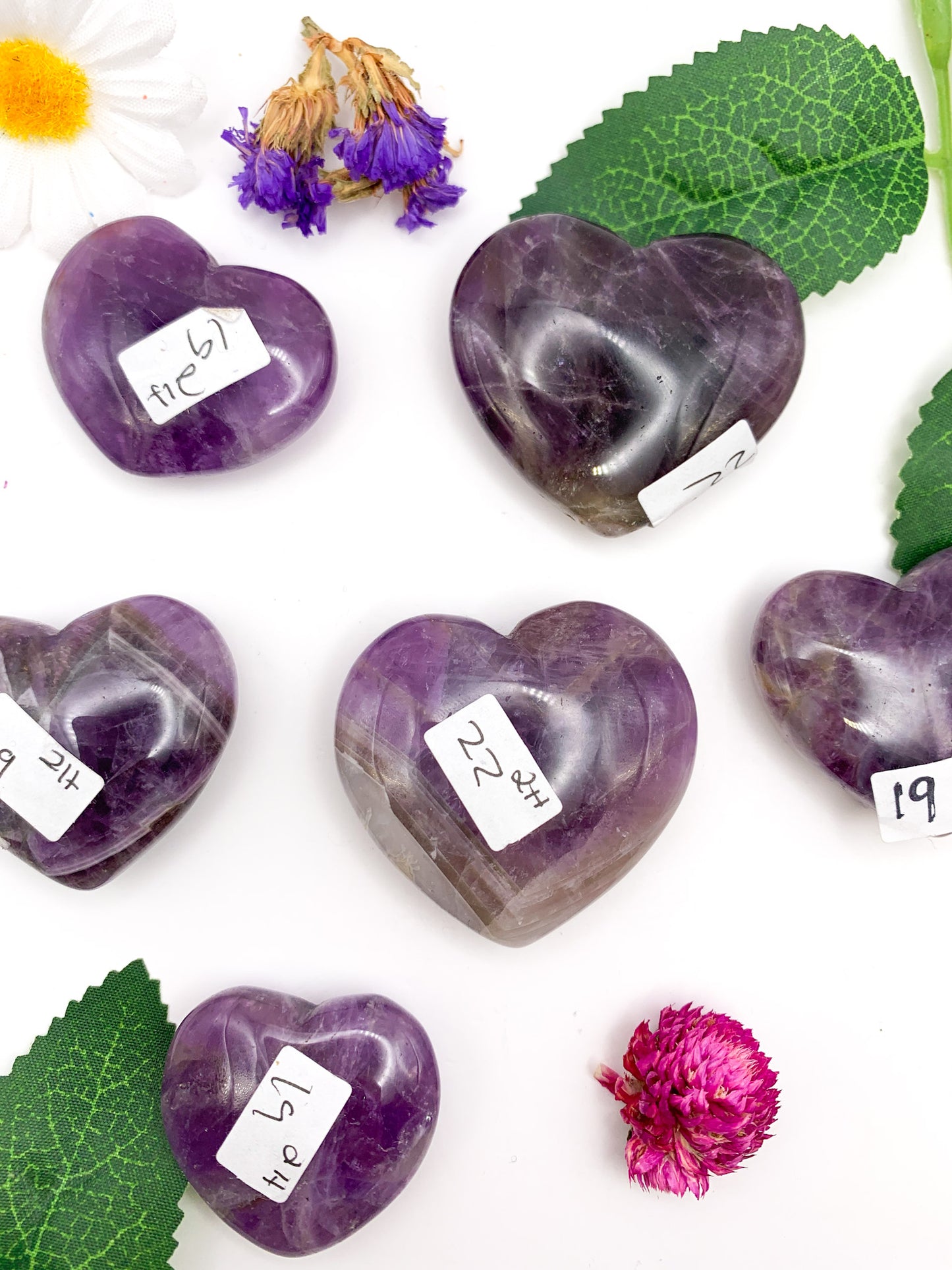 Amethyst Heart - Crystal Love Treasures