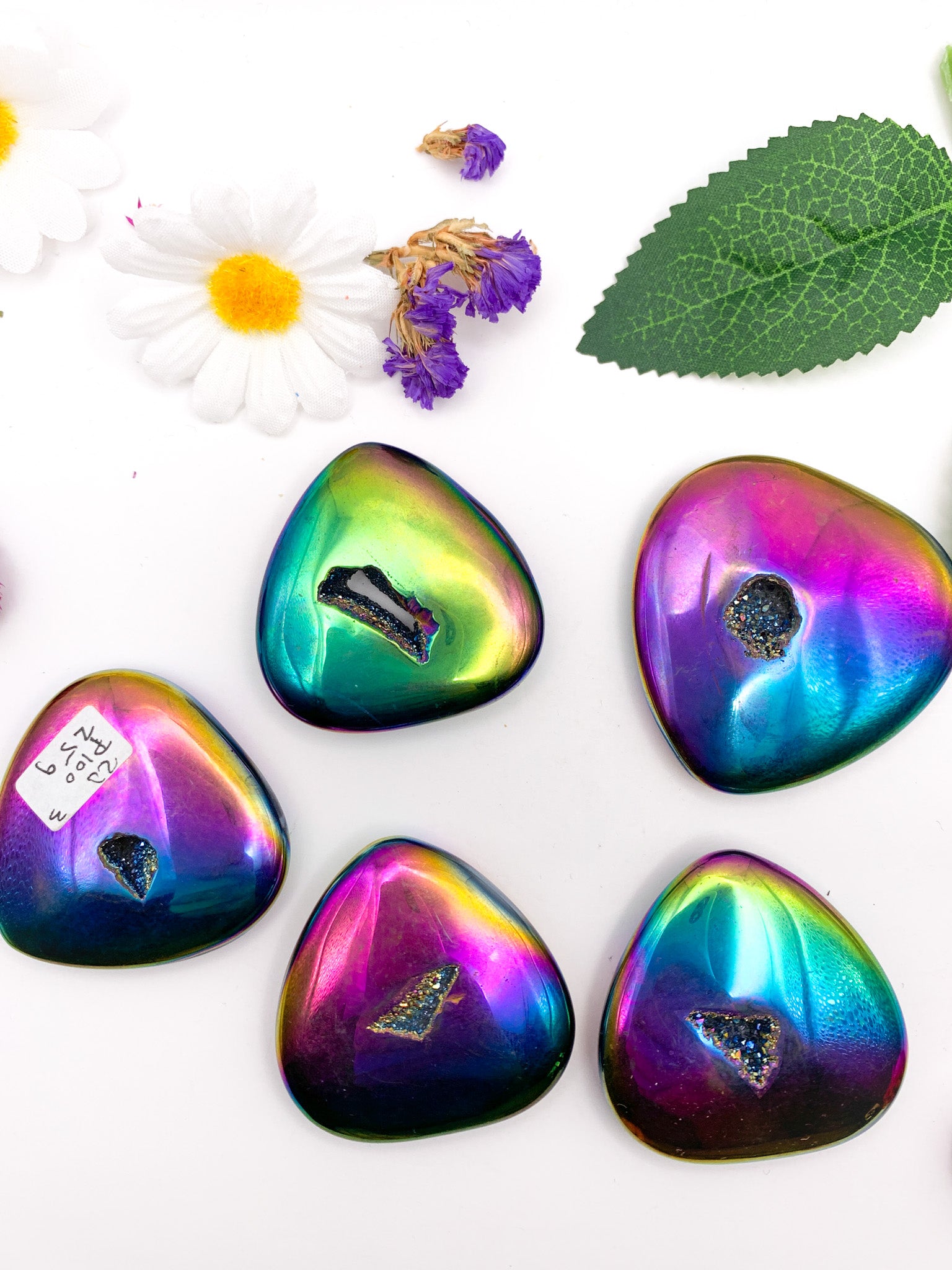 Titanium Aura Heart - Crystal Love Treasures